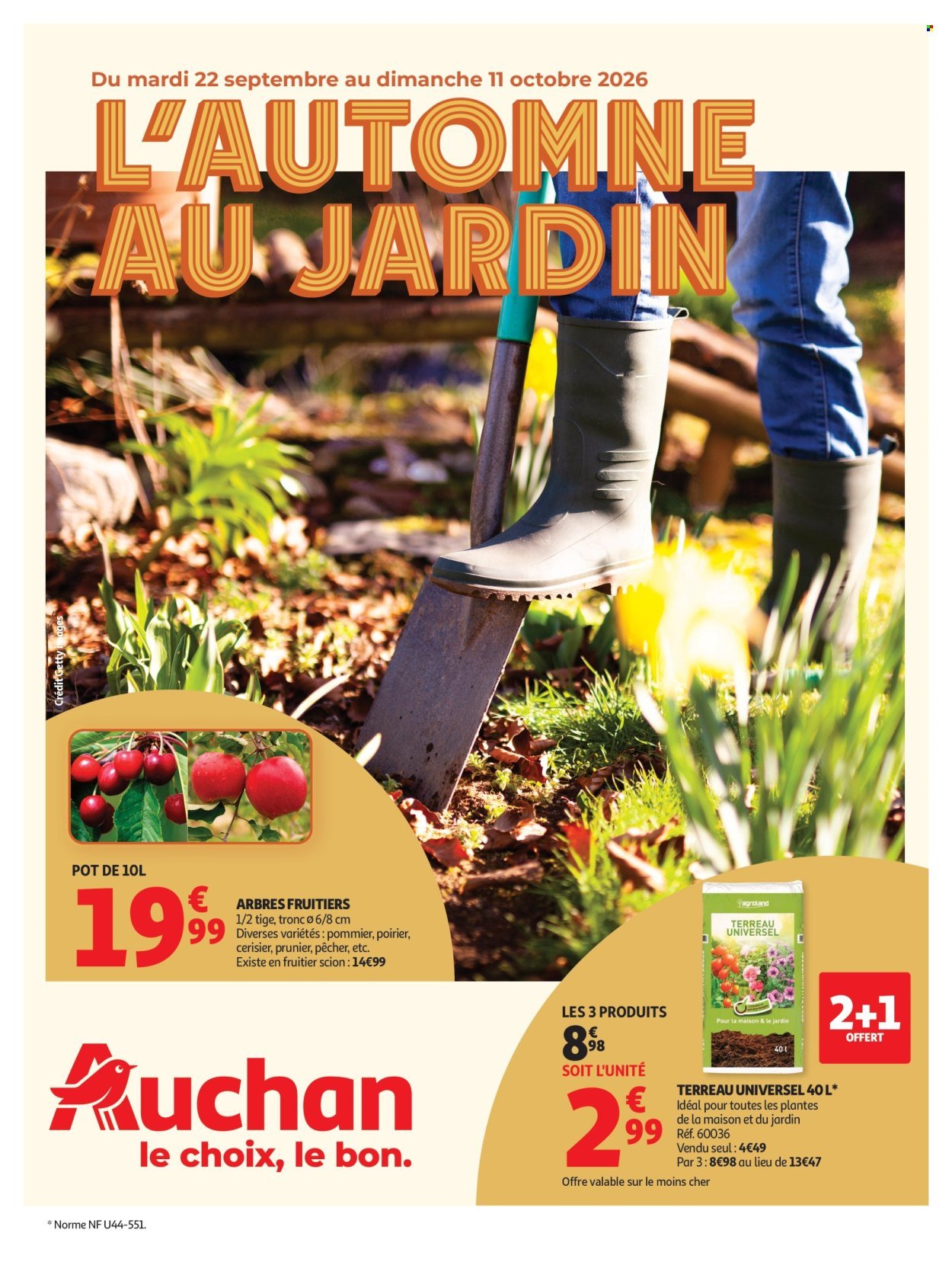 Catalogue AUCHAN - Jardinage automne