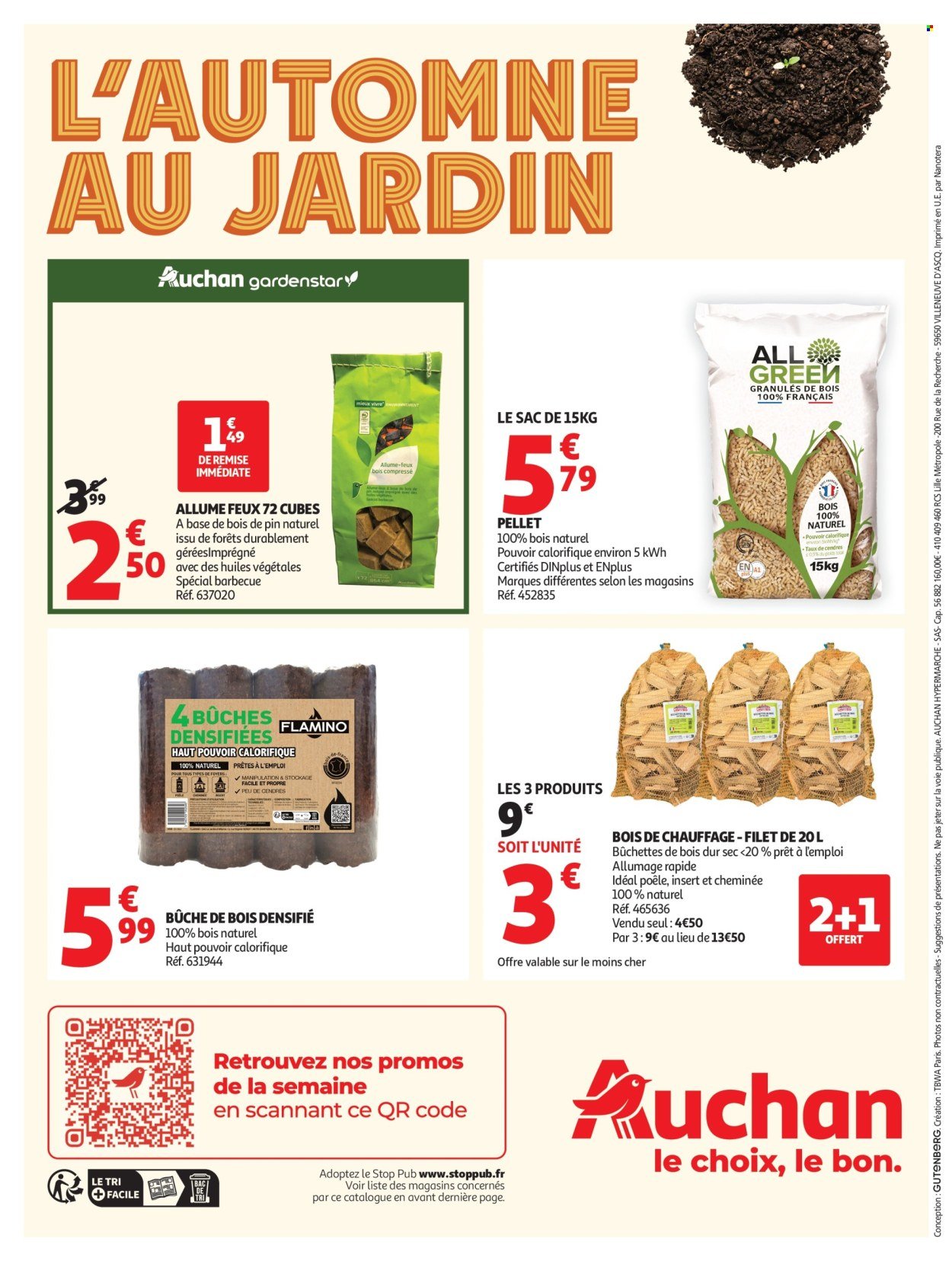 Catalogue AUCHAN - Jardinage automne