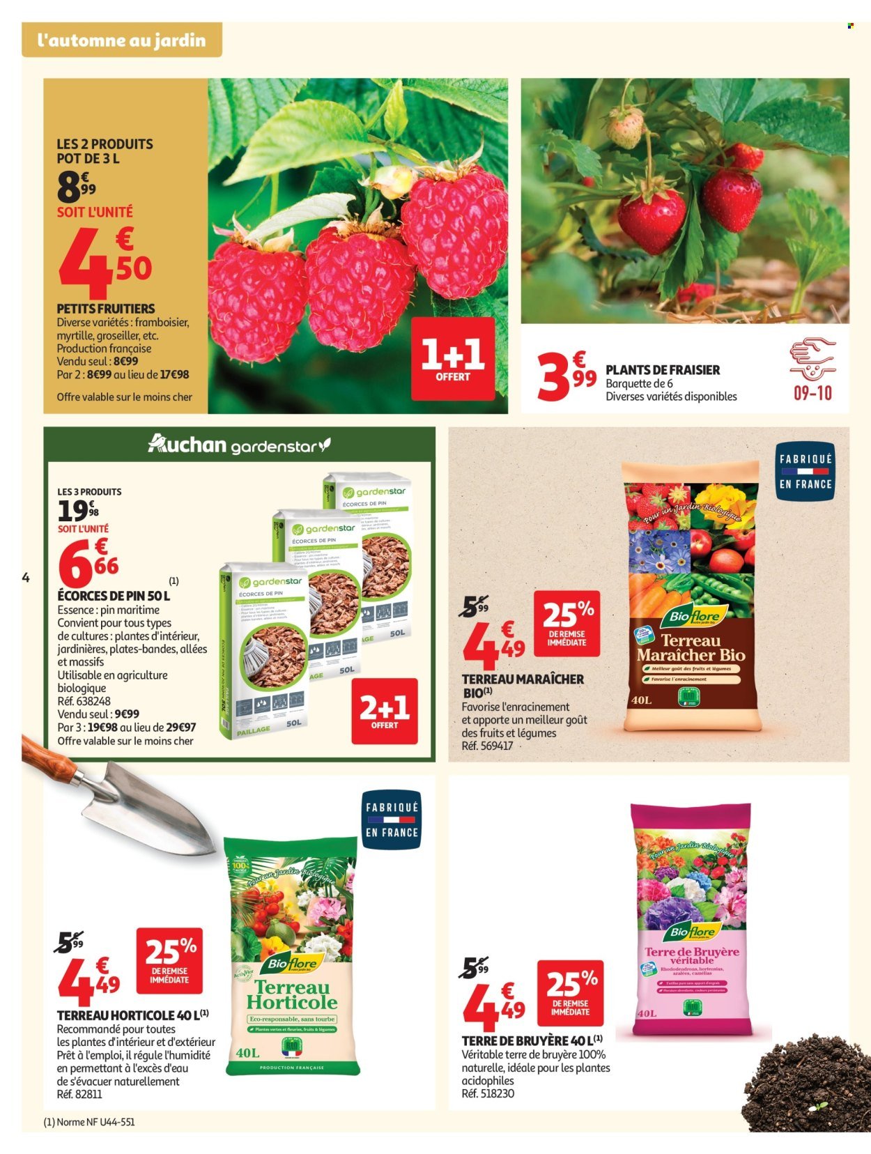 Catalogue AUCHAN - Jardinage automne