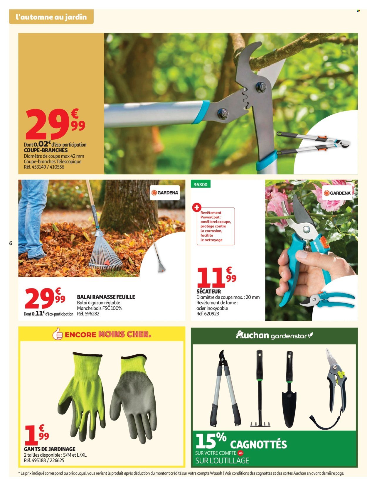 Catalogue AUCHAN - Jardinage automne