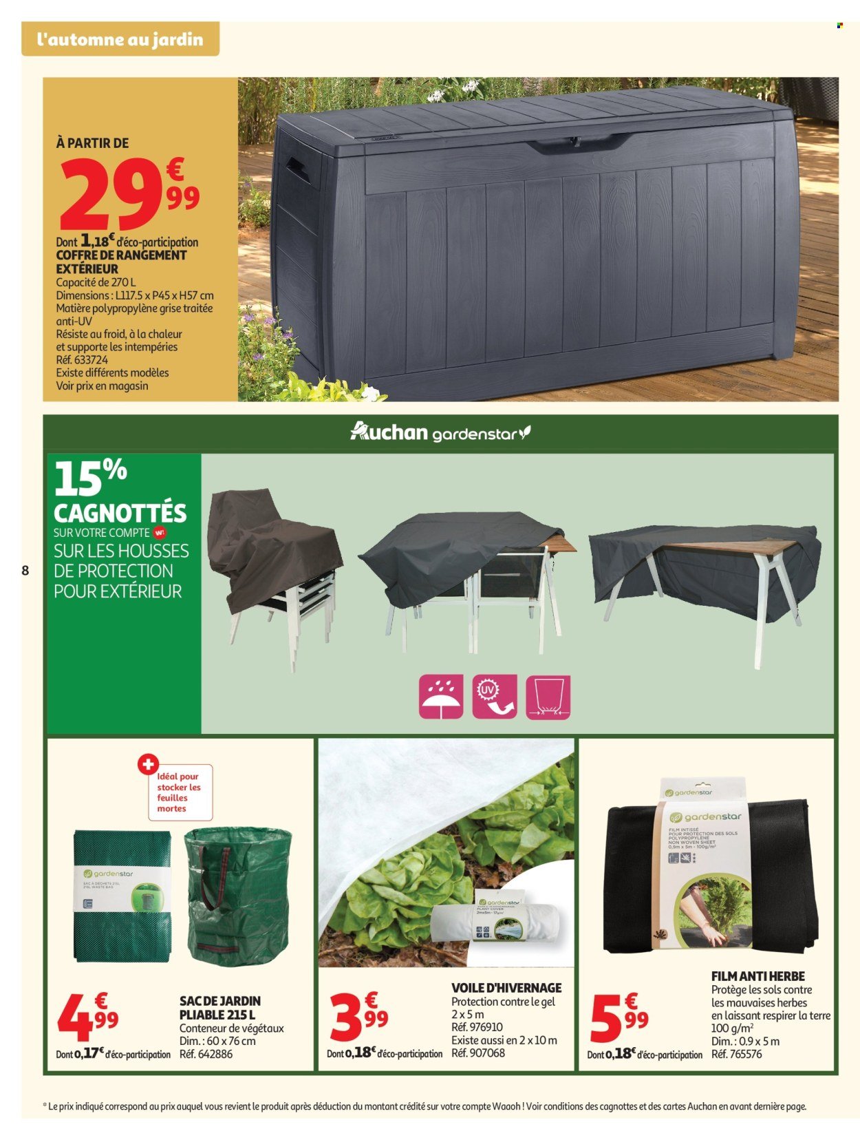 Catalogue AUCHAN - Jardinage automne