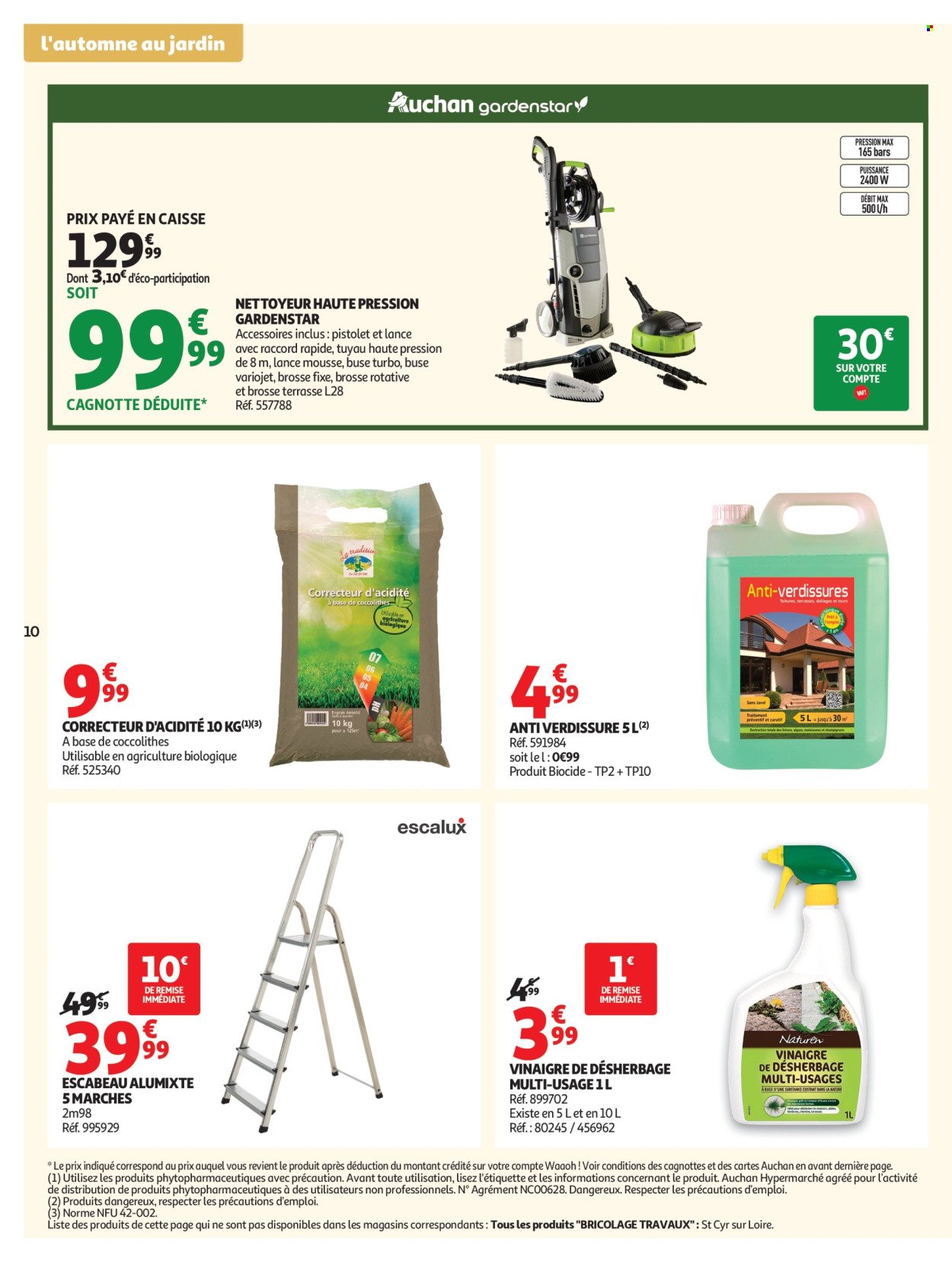 Catalogue AUCHAN - Jardinage automne