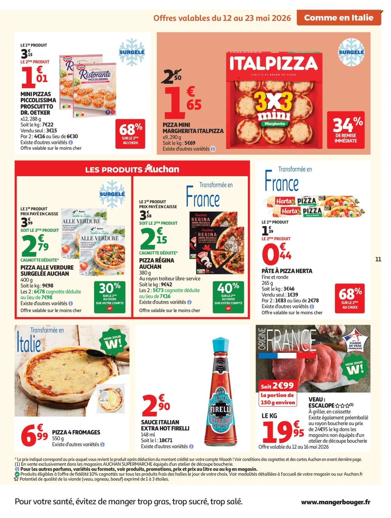 Catalogue AUCHAN - Saveurs Italie supers (2026-05-12 - 2026-05-23)