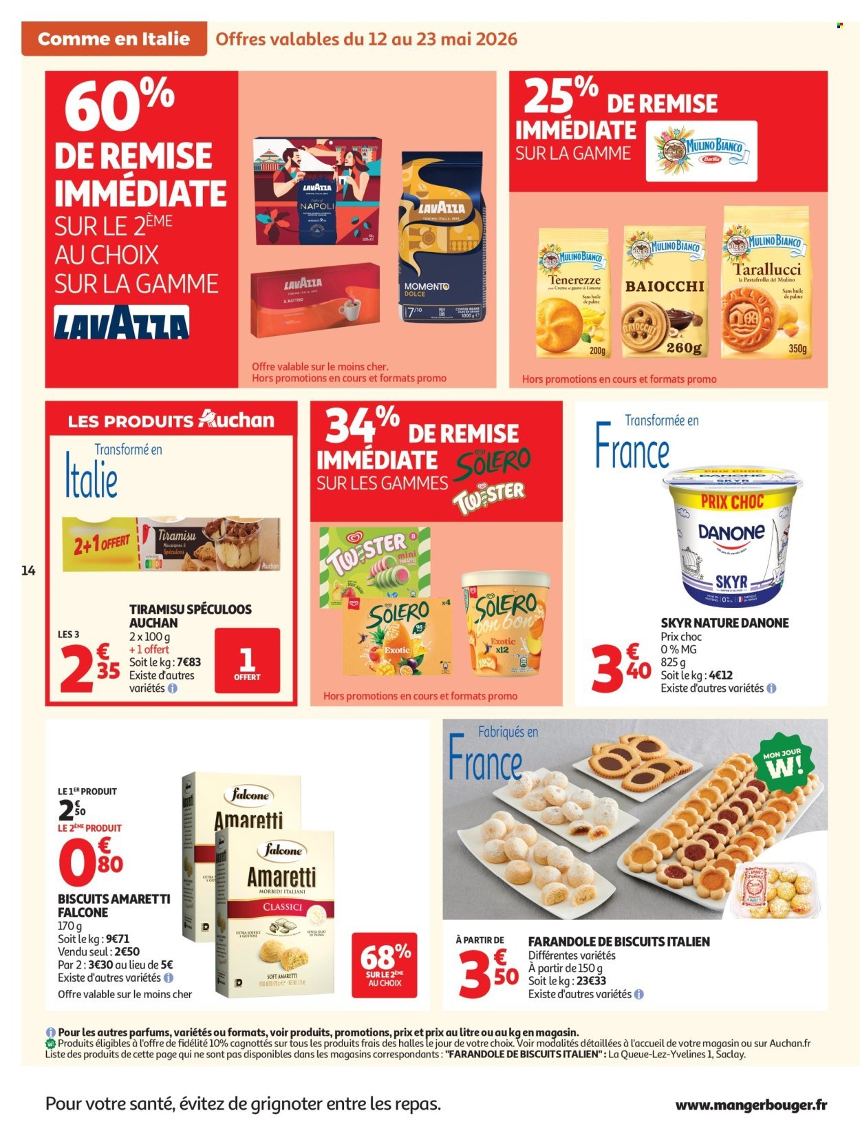 Catalogue AUCHAN - Saveurs Italie supers