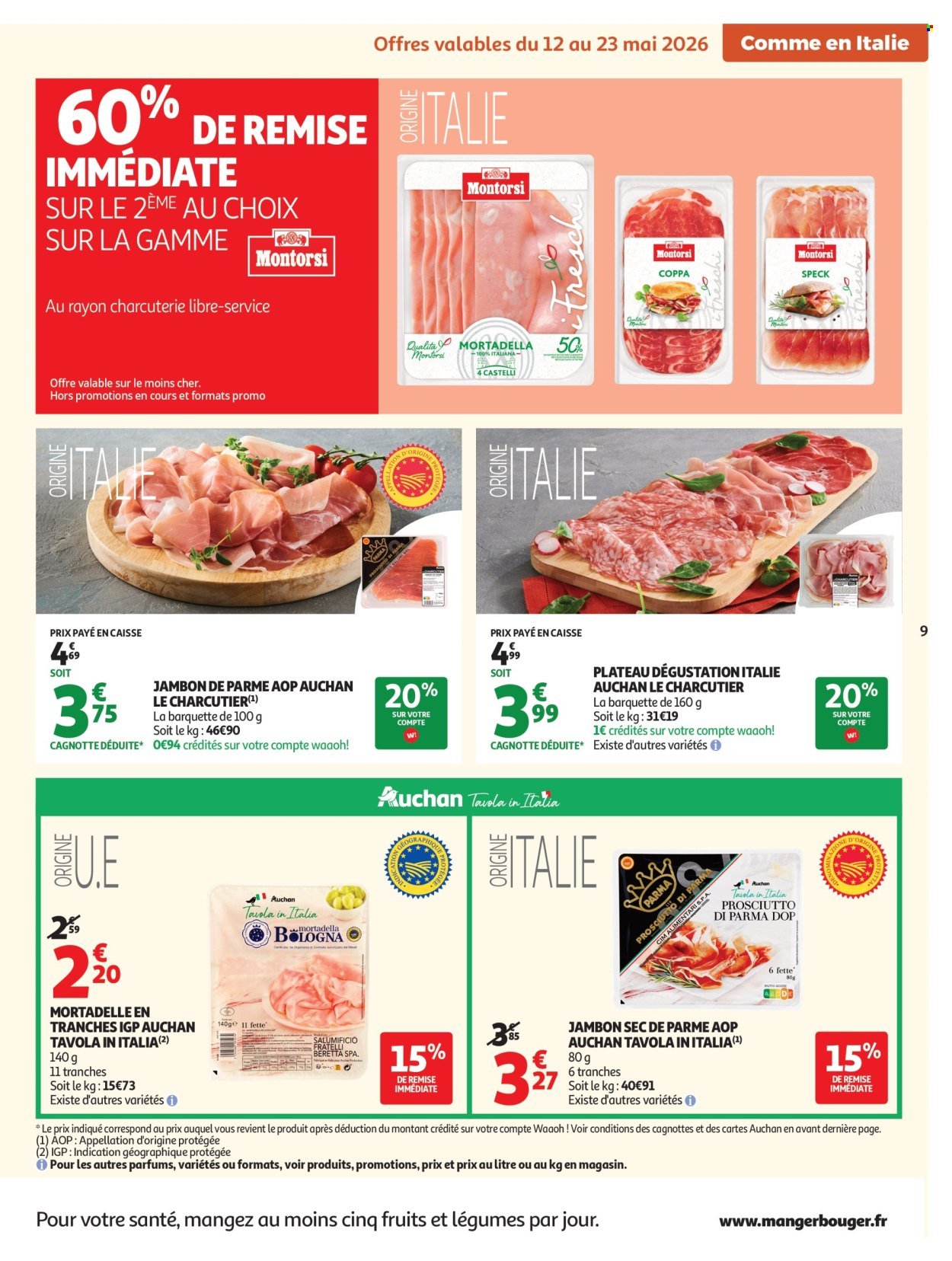 Catalogue AUCHAN - Saveurs Italie supers (2026-05-12 - 2026-05-23)
