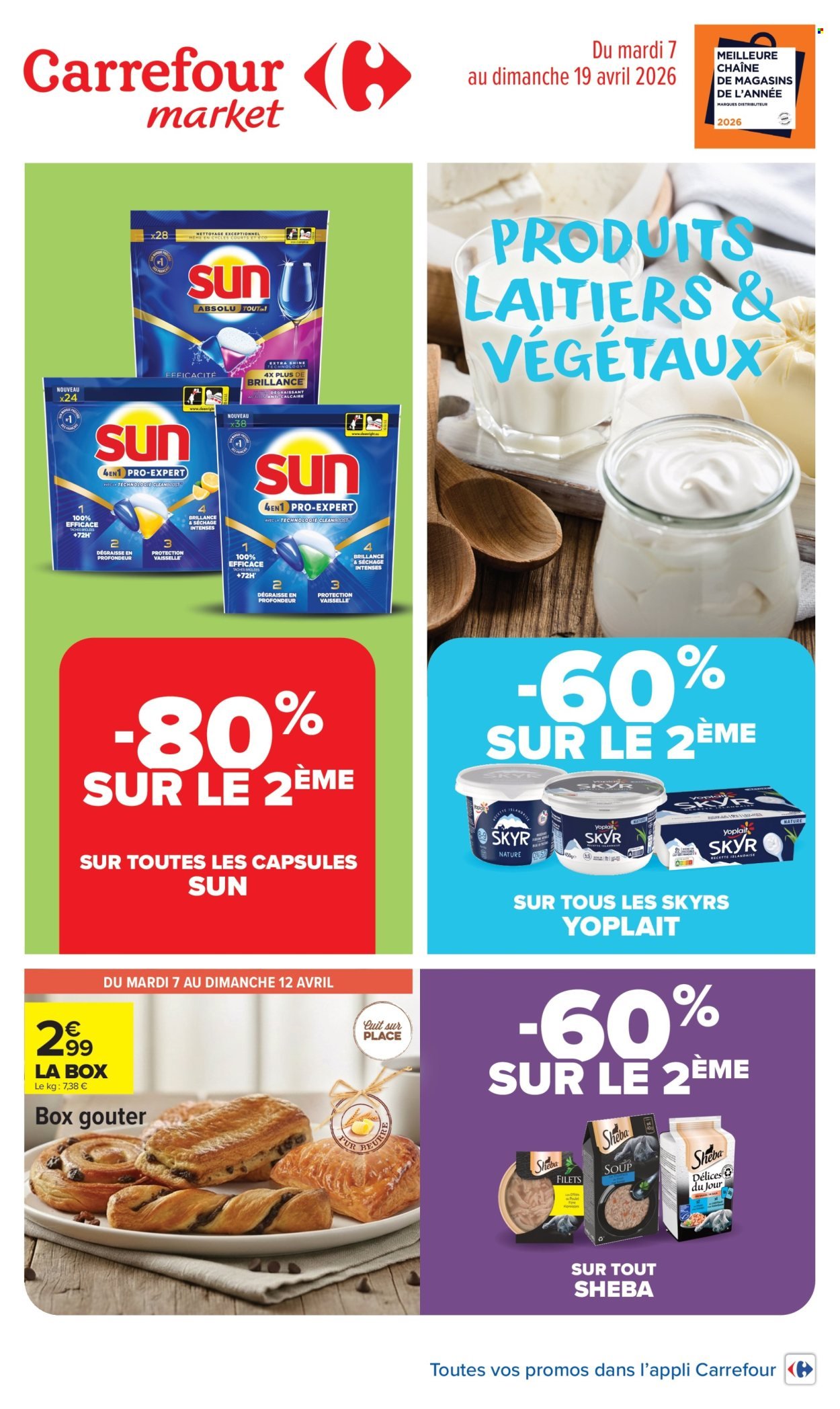 Catalogue CARREFOUR MARKET - PRODUITS LAITIERS ET VÉGÉTEAUX