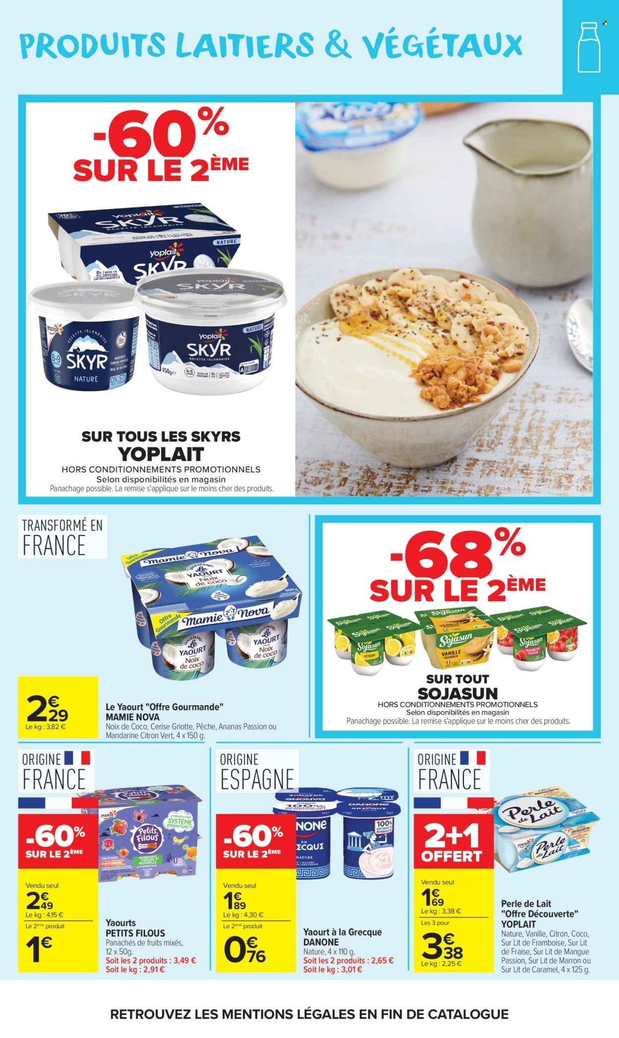 Catalogue CARREFOUR MARKET - PRODUITS LAITIERS ET VÉGÉTEAUX (2026-04-07 - 2026-04-19)