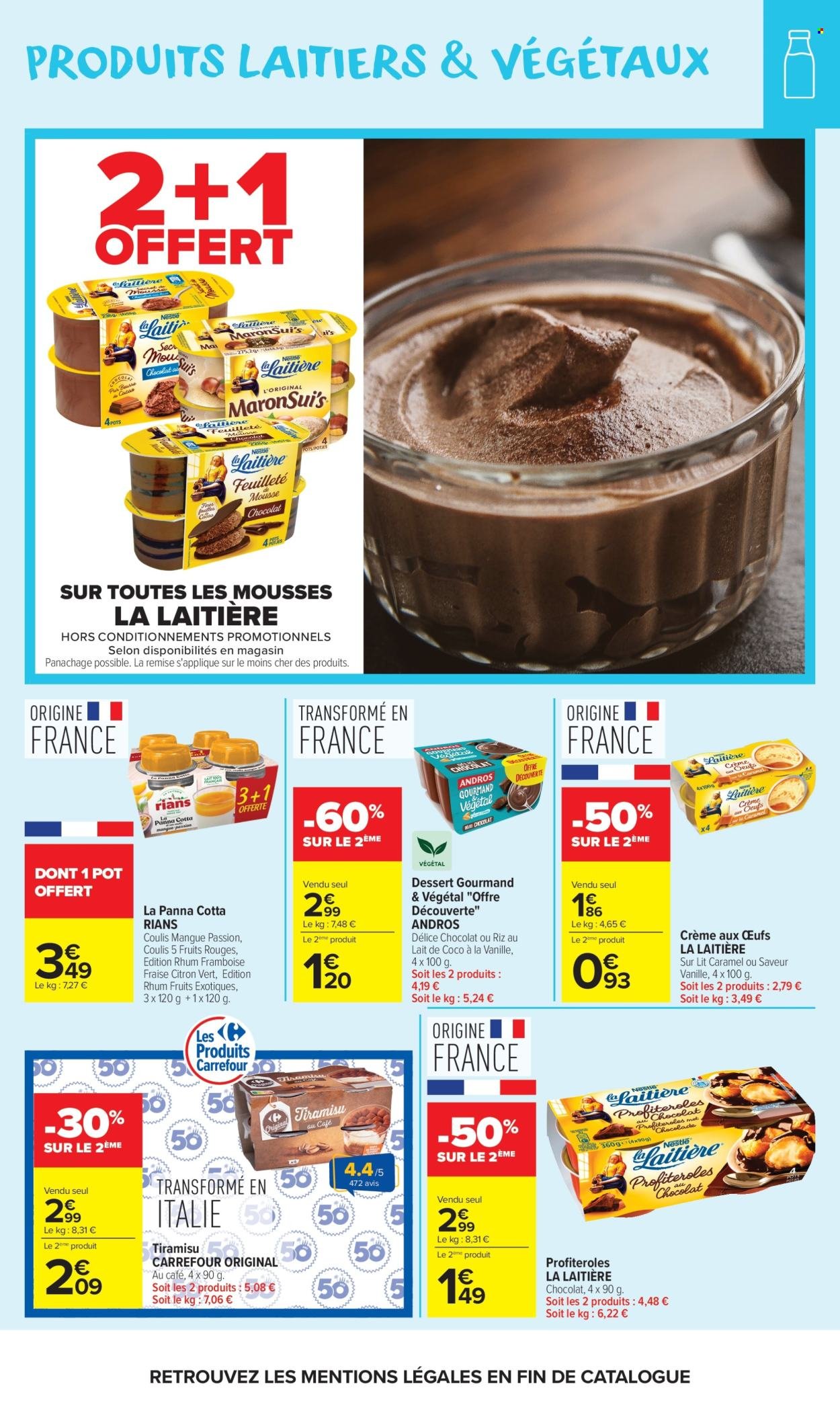 Catalogue CARREFOUR MARKET - PRODUITS LAITIERS ET VÉGÉTEAUX (2026-04-07 - 2026-04-19)