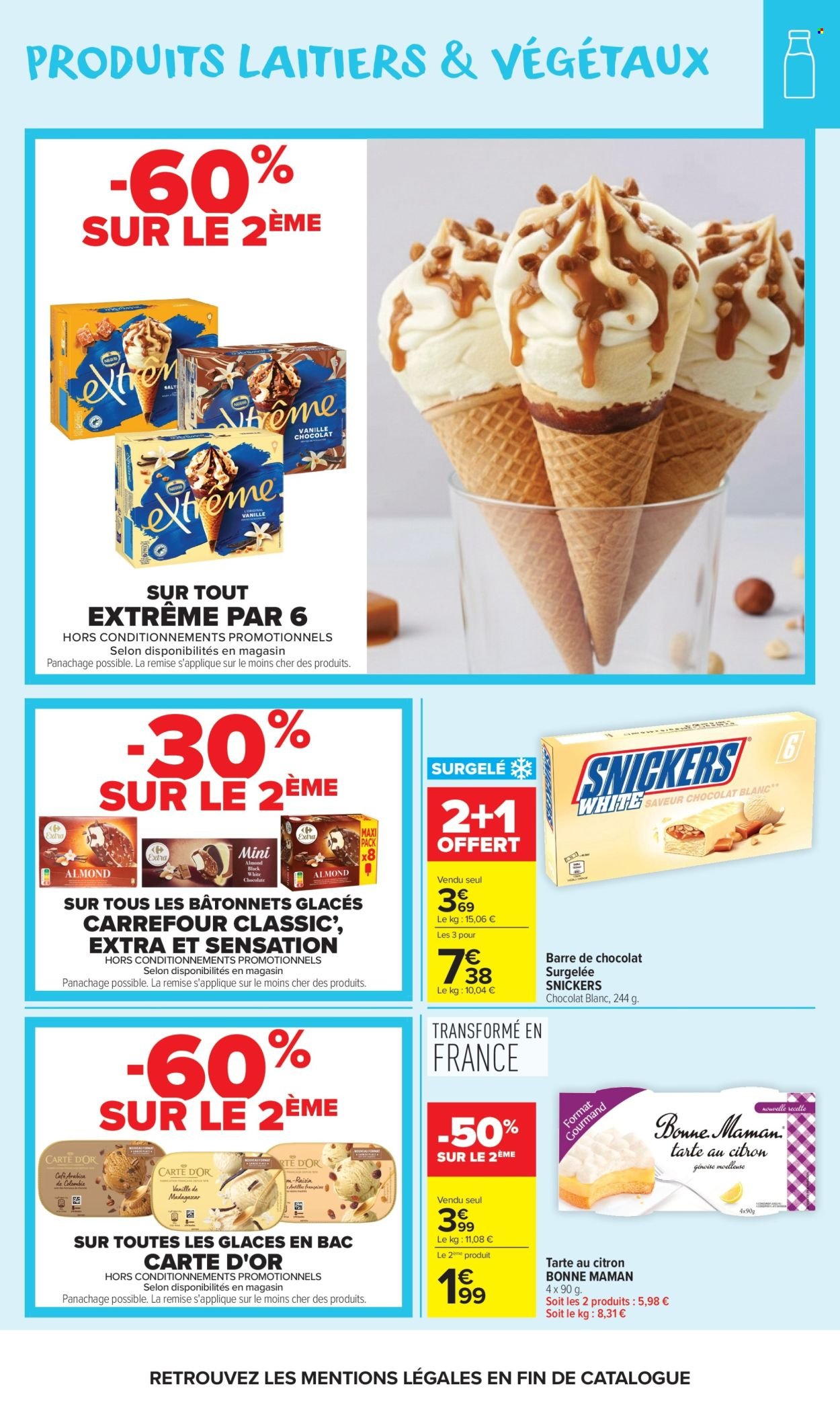 Catalogue CARREFOUR MARKET - PRODUITS LAITIERS ET VÉGÉTEAUX (2026-04-07 - 2026-04-19)