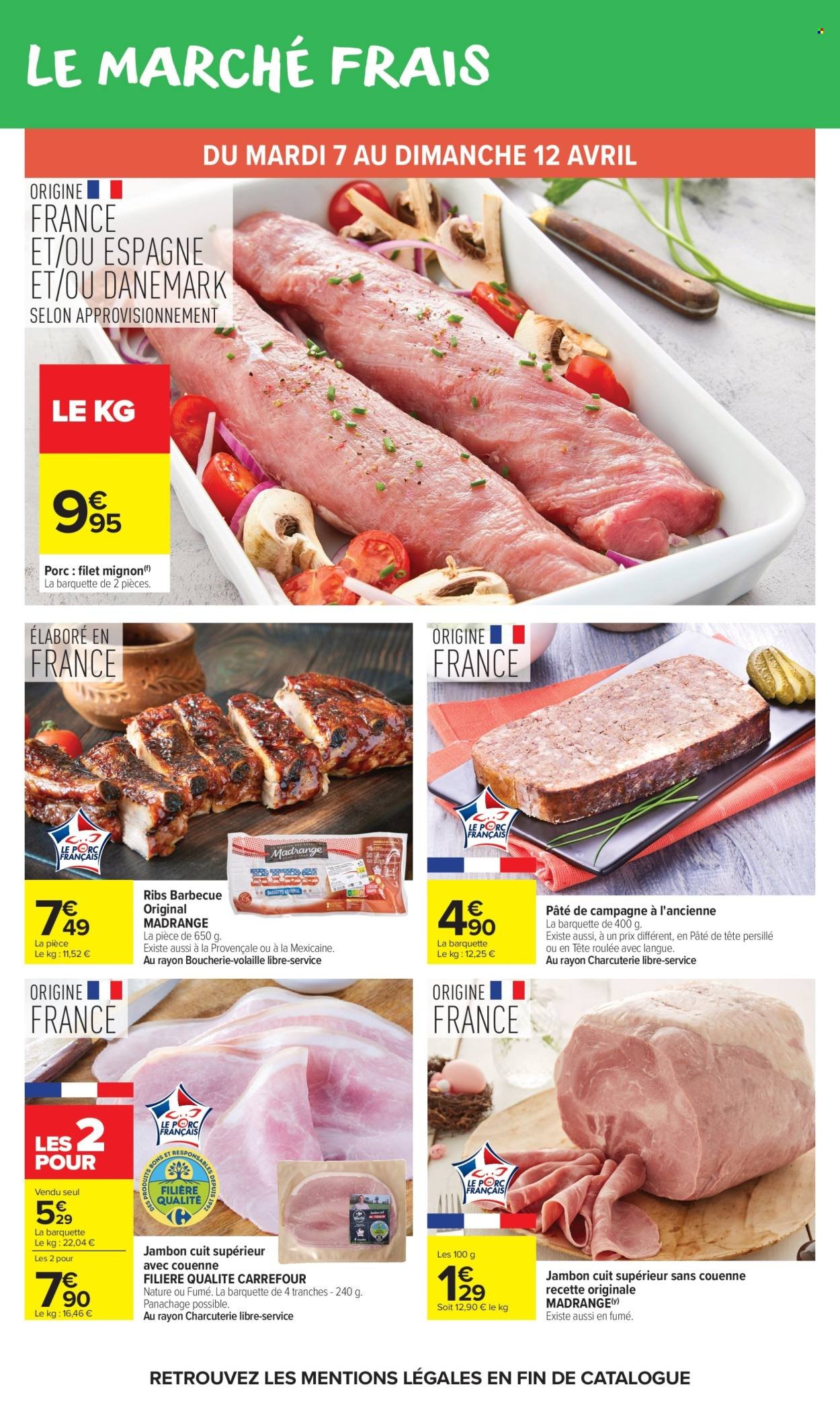 Catalogue CARREFOUR MARKET - PRODUITS LAITIERS ET VÉGÉTEAUX (2026-04-07 - 2026-04-19)