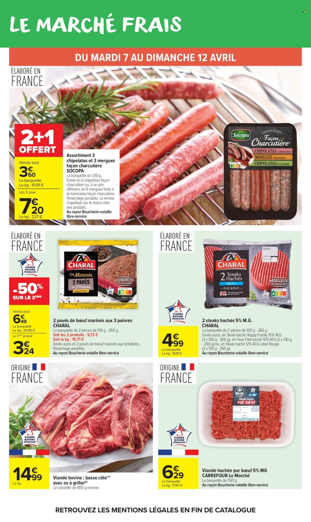Catalogue CARREFOUR MARKET - PRODUITS LAITIERS ET VÉGÉTEAUX (2026-04-07 - 2026-04-19)