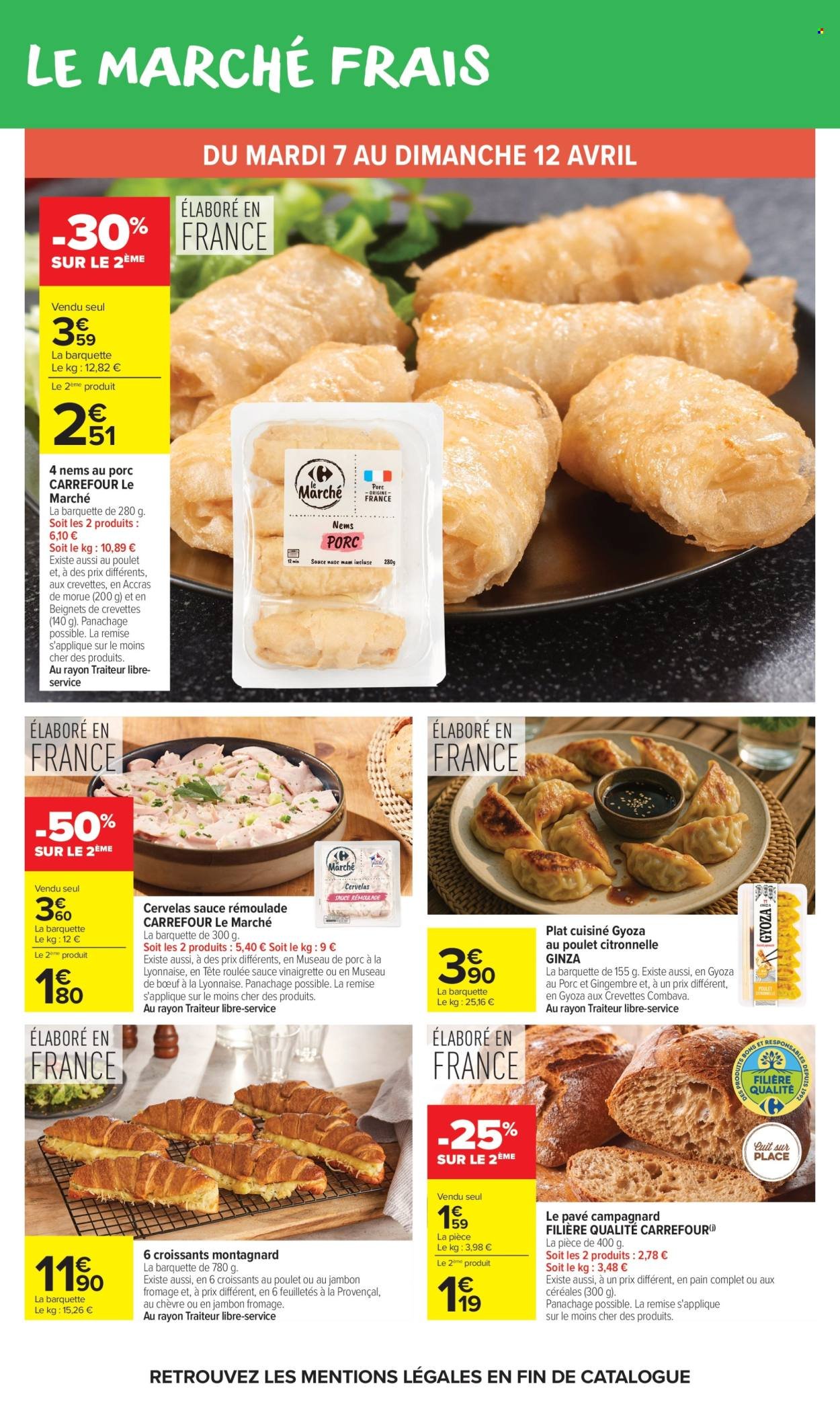 Catalogue CARREFOUR MARKET - PRODUITS LAITIERS ET VÉGÉTEAUX (2026-04-07 - 2026-04-19)