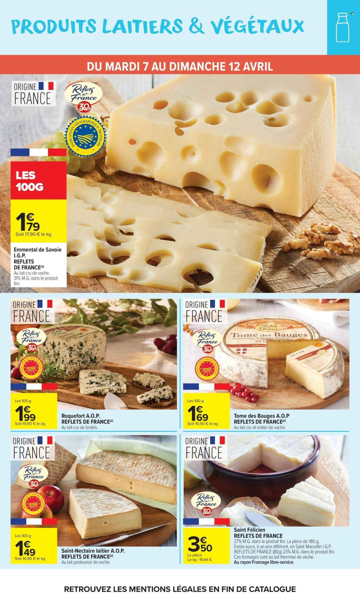 Catalogue CARREFOUR MARKET - PRODUITS LAITIERS ET VÉGÉTEAUX (2026-04-07 - 2026-04-19)