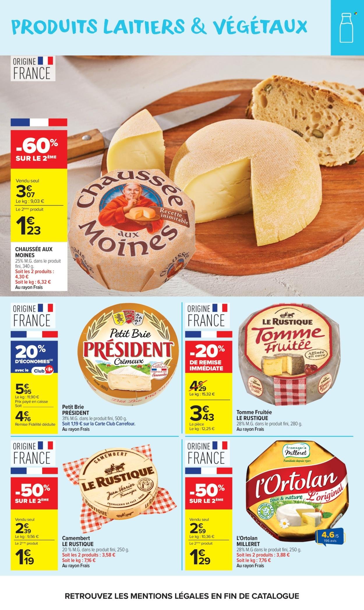 Catalogue CARREFOUR MARKET - PRODUITS LAITIERS ET VÉGÉTEAUX (2026-04-07 - 2026-04-19)