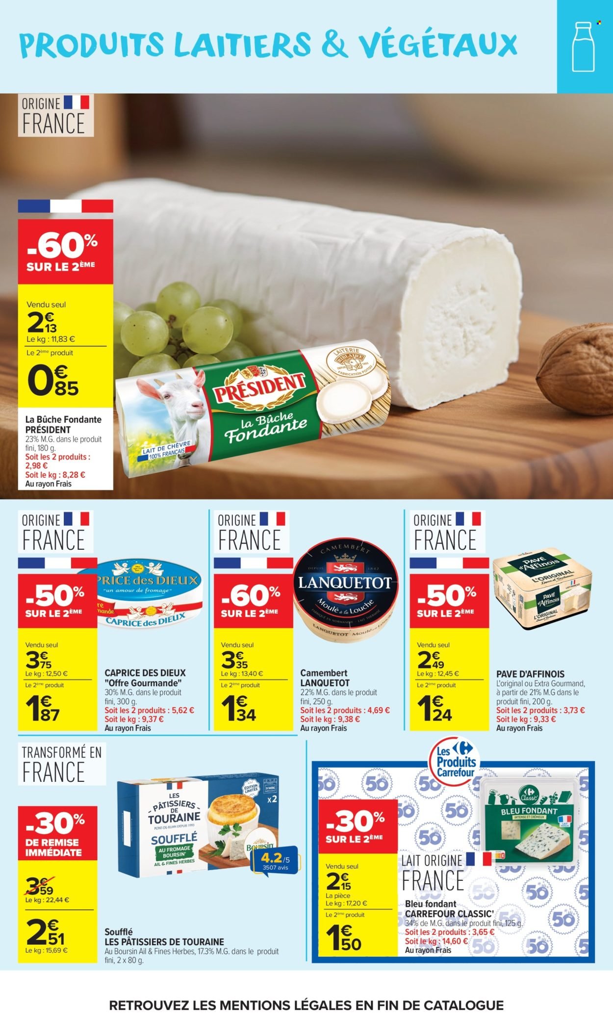 Catalogue CARREFOUR MARKET - PRODUITS LAITIERS ET VÉGÉTEAUX (2026-04-07 - 2026-04-19)