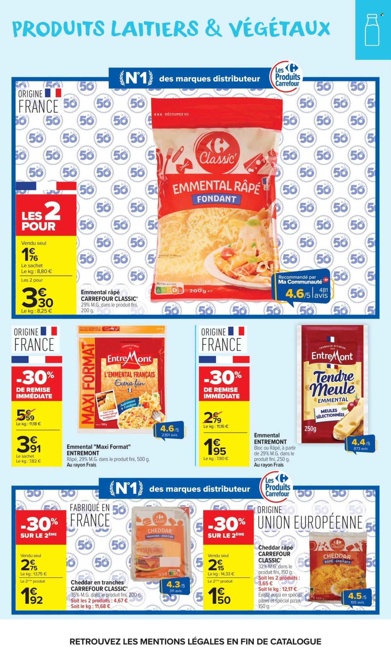 Catalogue CARREFOUR MARKET - PRODUITS LAITIERS ET VÉGÉTEAUX (2026-04-07 - 2026-04-19)