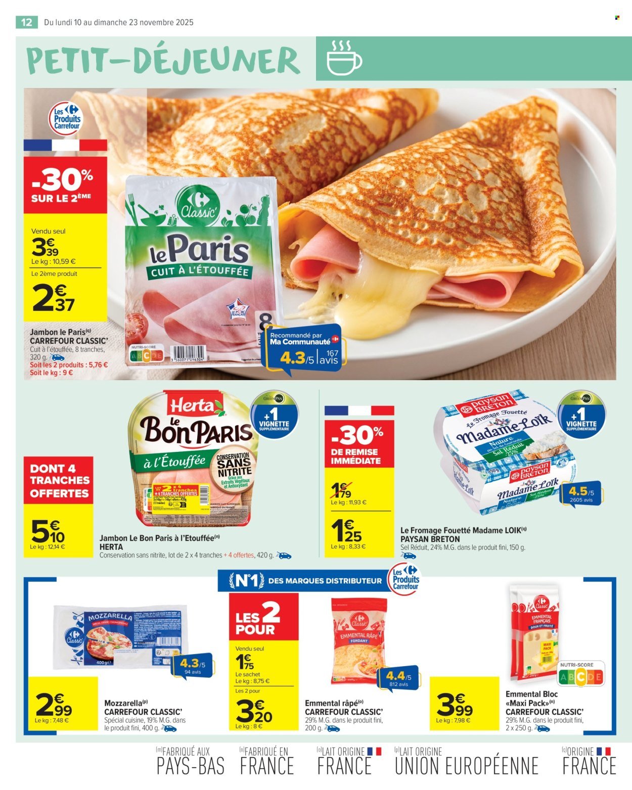 Catalogue CARREFOUR MARKET - PETIT-DEJEUNER !