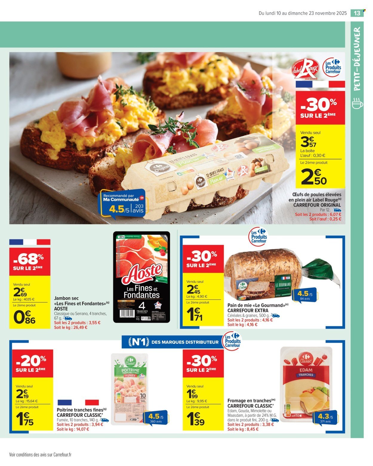 Catalogue CARREFOUR MARKET - PETIT-DEJEUNER !