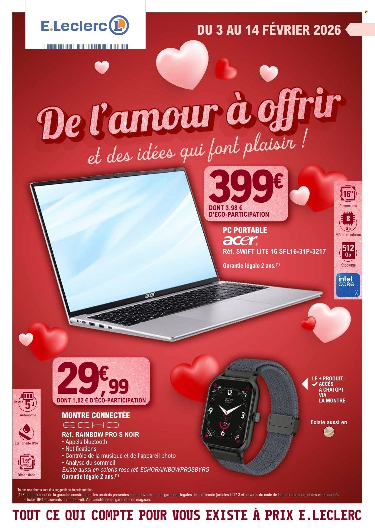 Catalogue E.LECLERC - SAINT VALENTIN