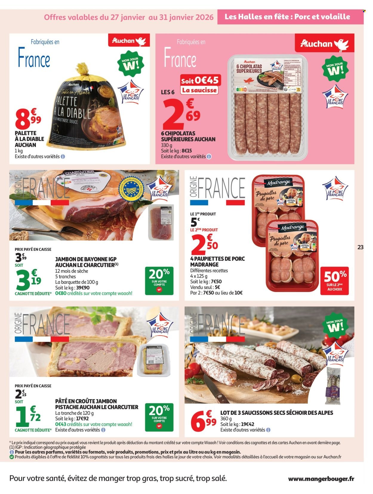 Catalogue AUCHAN - Tops produits super