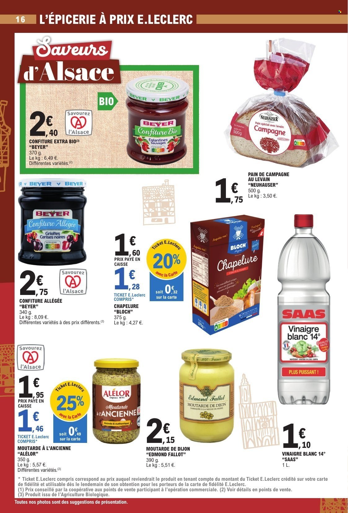 Catalogue E.LECLERC - ALSACE CHOUCROUTE