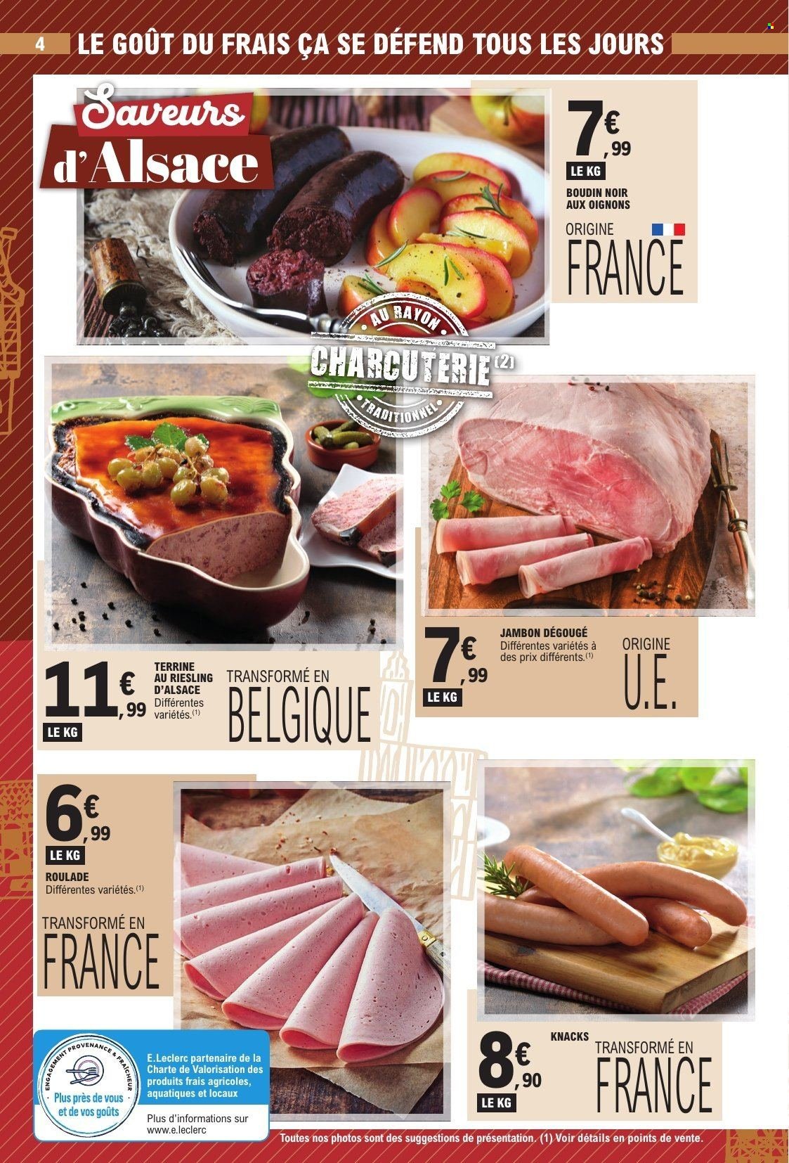 Catalogue E.LECLERC - ALSACE CHOUCROUTE