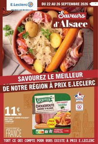 Catalogue E.LECLERC - ALSACE CHOUCROUTE