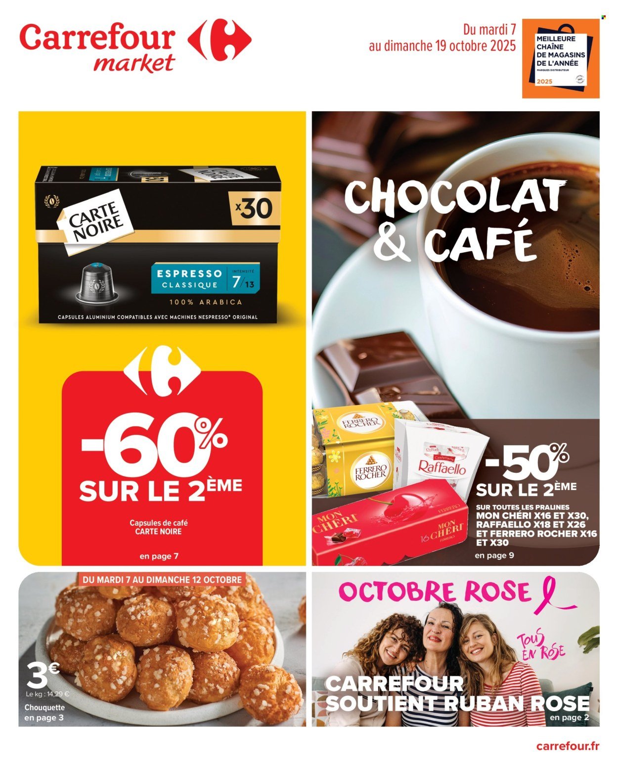 Catalogue CARREFOUR MARKET - CHOCOLAT & CAFÉ (2025-10-07 - 2025-10-19)
