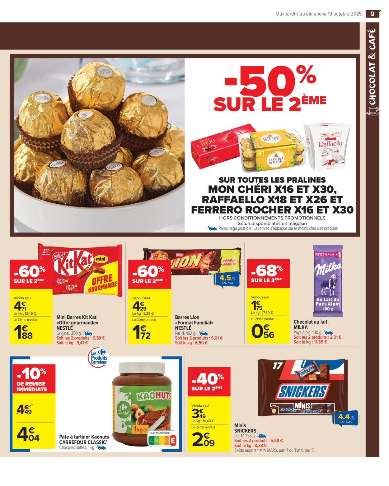 Catalogue CARREFOUR MARKET - CHOCOLAT & CAFÉ (2025-10-07 - 2025-10-19)