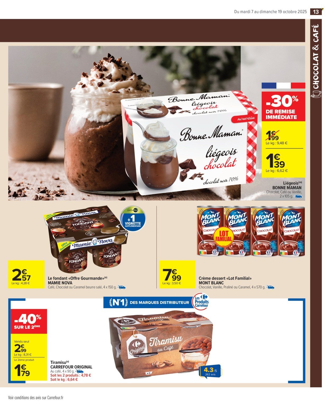 Catalogue CARREFOUR MARKET - CHOCOLAT & CAFÉ (2025-10-07 - 2025-10-19)