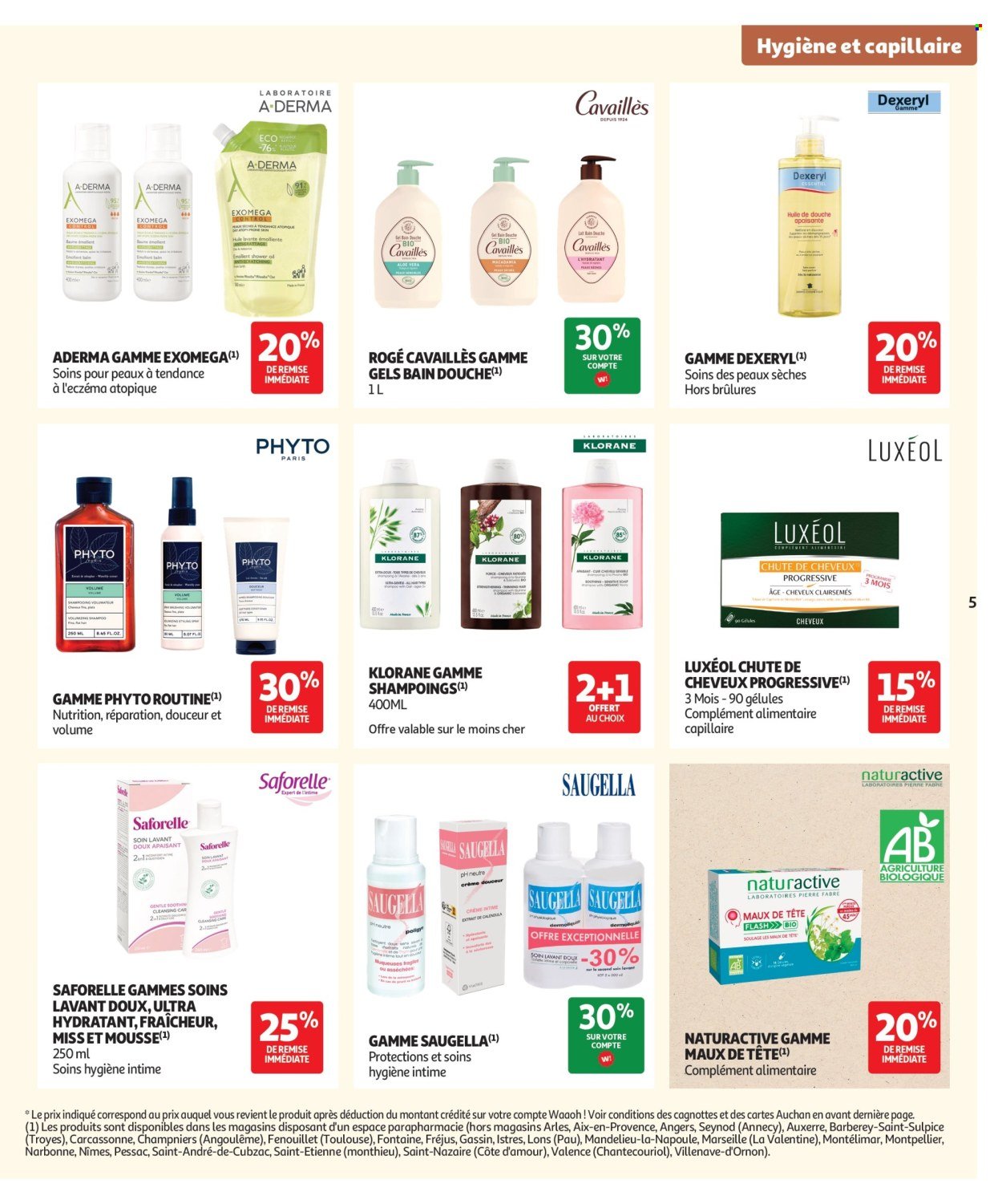 Catalogue AUCHAN - Pour les peaux à tendance économe