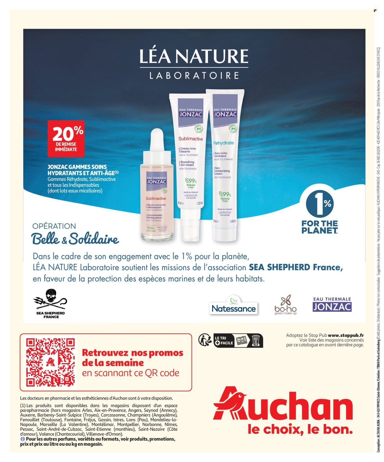 Catalogue AUCHAN - Pour les peaux à tendance économe