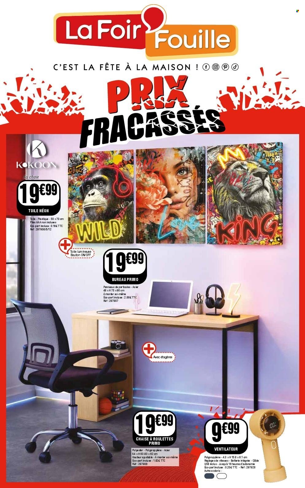 Catalogue LA FOIR'FOUILLE - Du lundi 27 juillet 2026