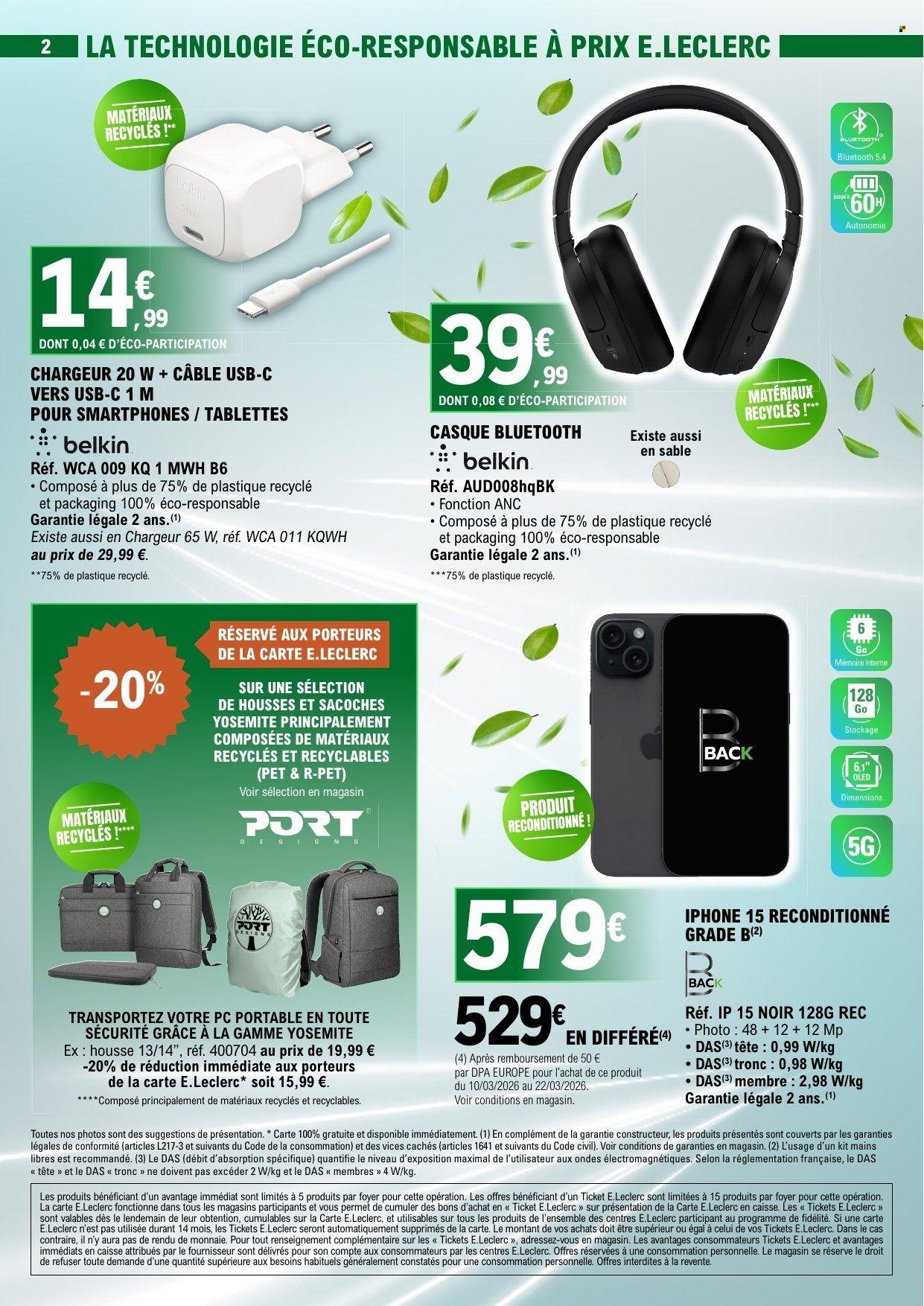 Catalogue E.LECLERC - SECONDE VIE