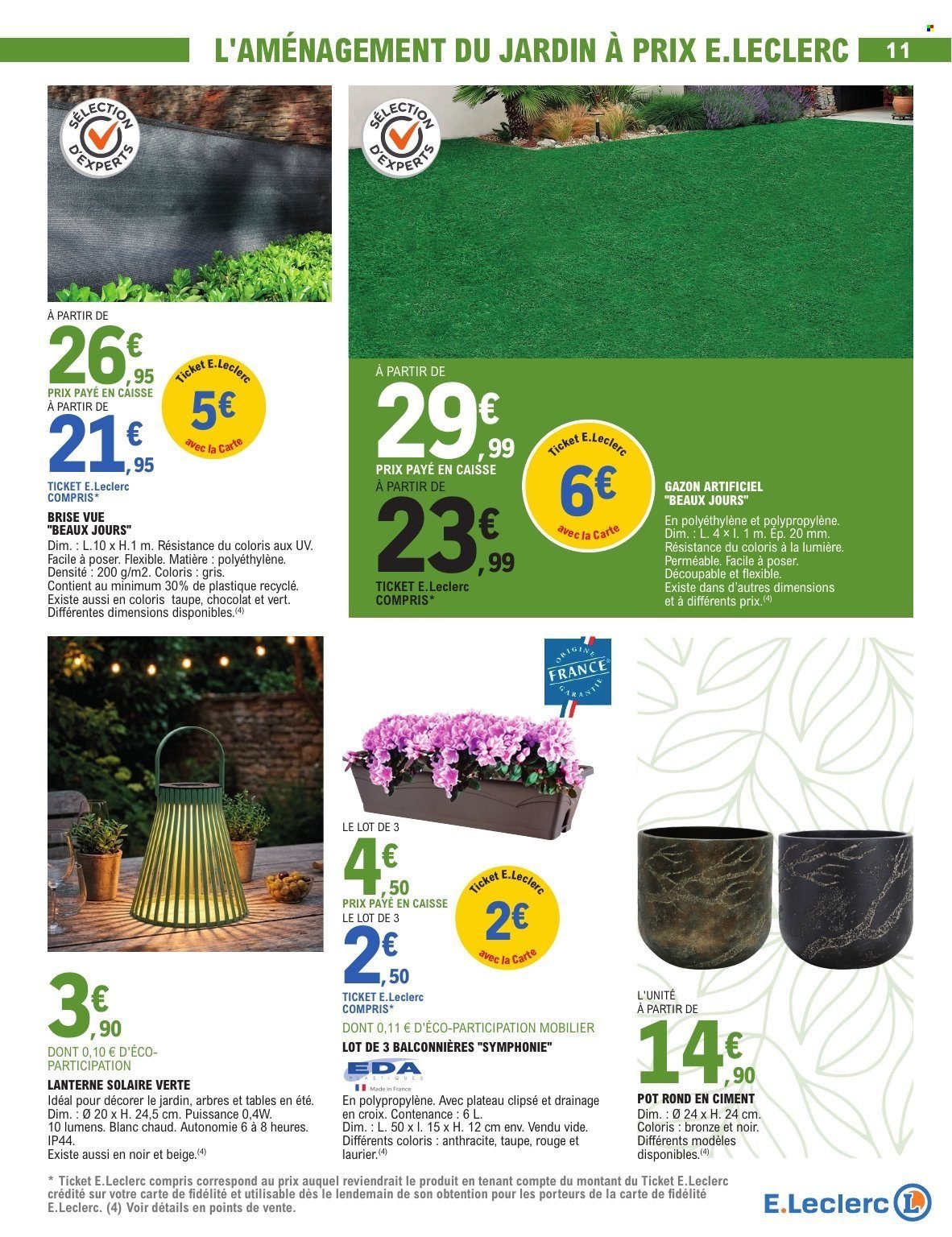 Catalogue E.LECLERC - SELECTION LOISIRS EXTERIEURS PISCINE