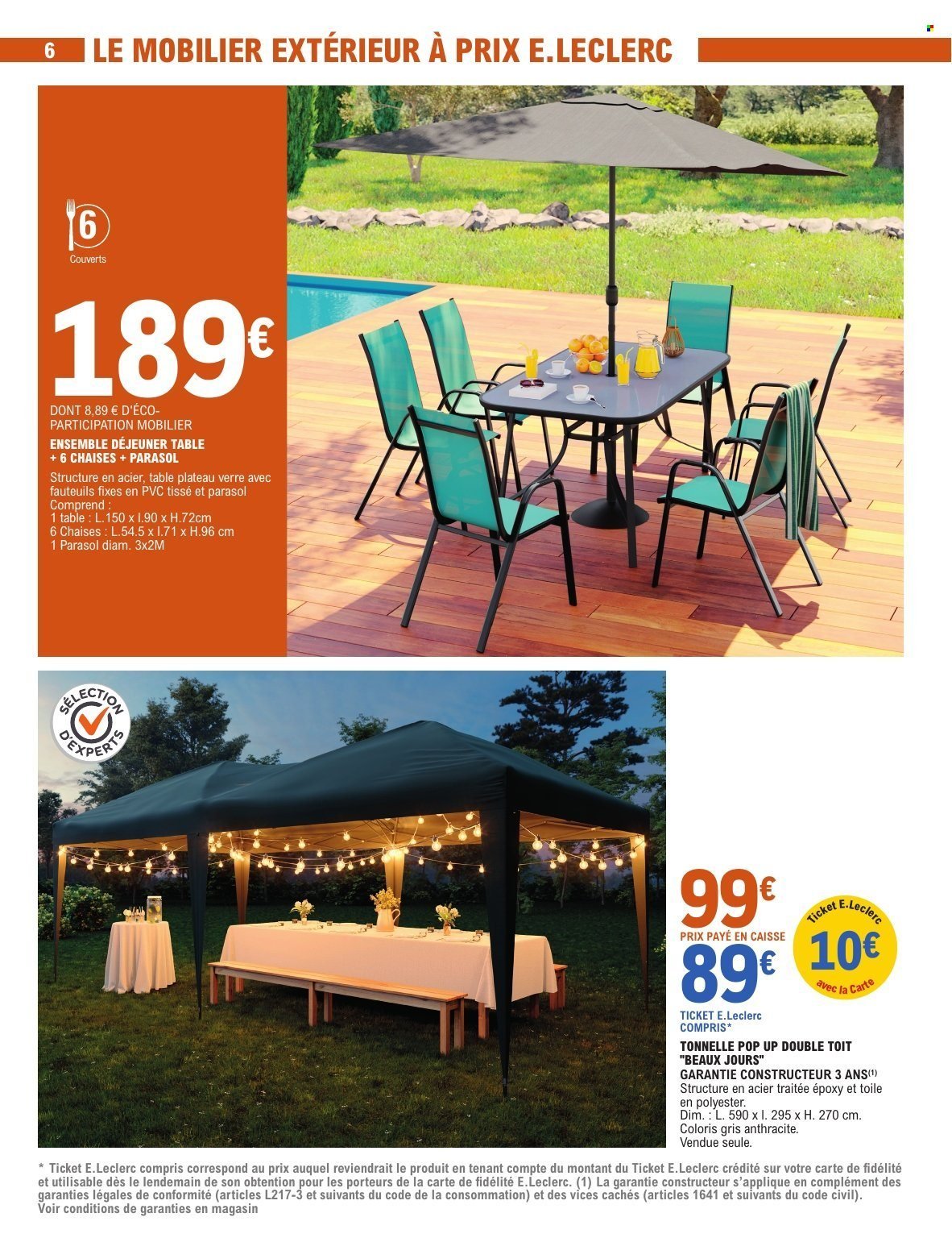 Catalogue E.LECLERC - SELECTION LOISIRS EXTERIEURS PISCINE