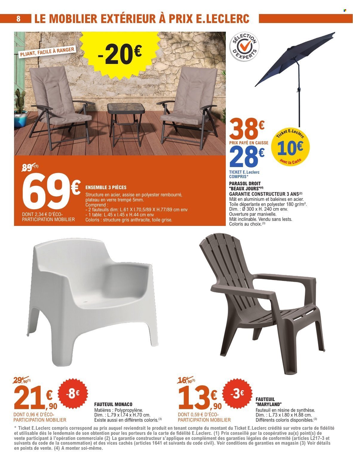 Catalogue E.LECLERC - SELECTION LOISIRS EXTERIEURS PISCINE