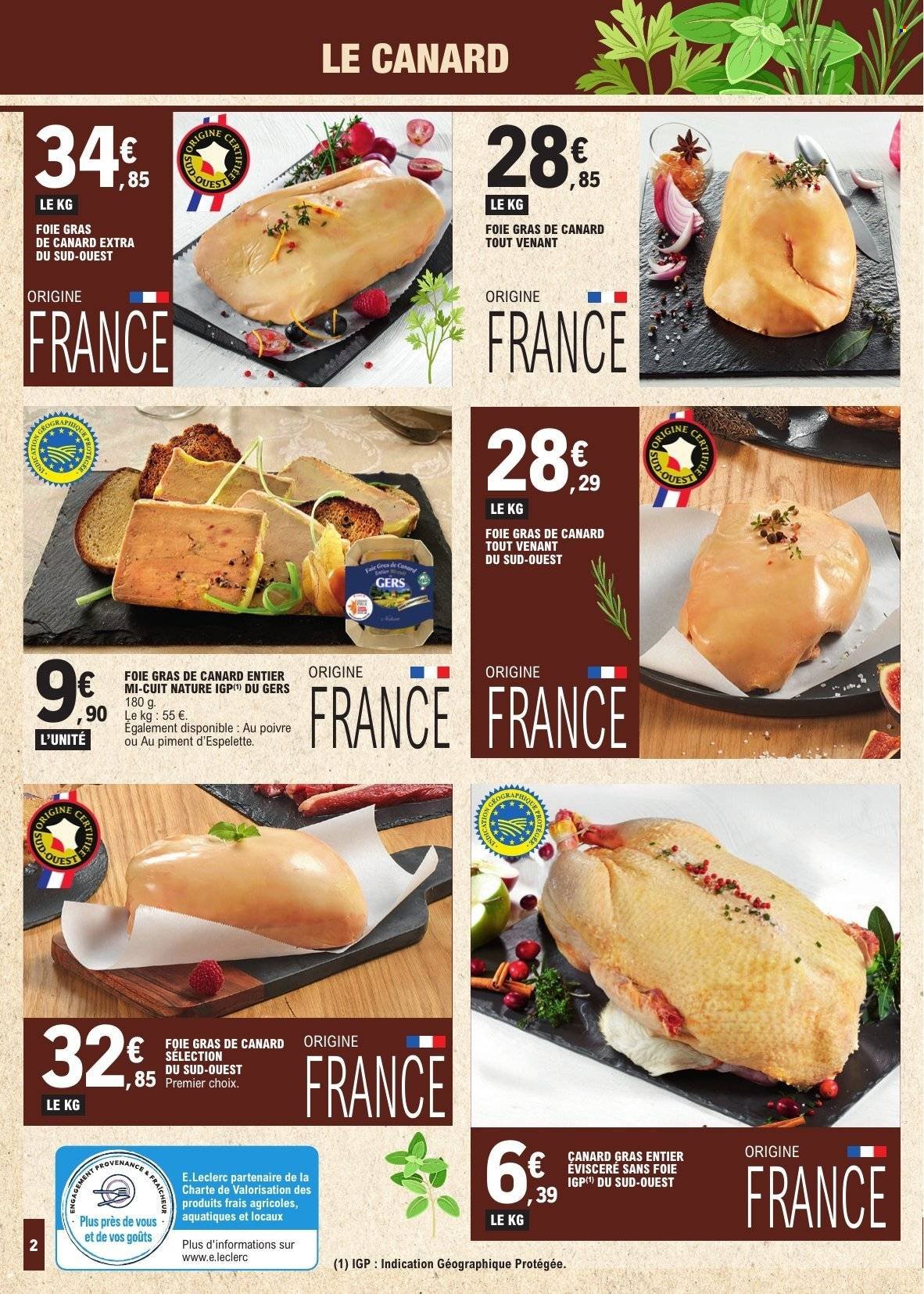 Catalogue E.LECLERC - FOIRE AU GRAS