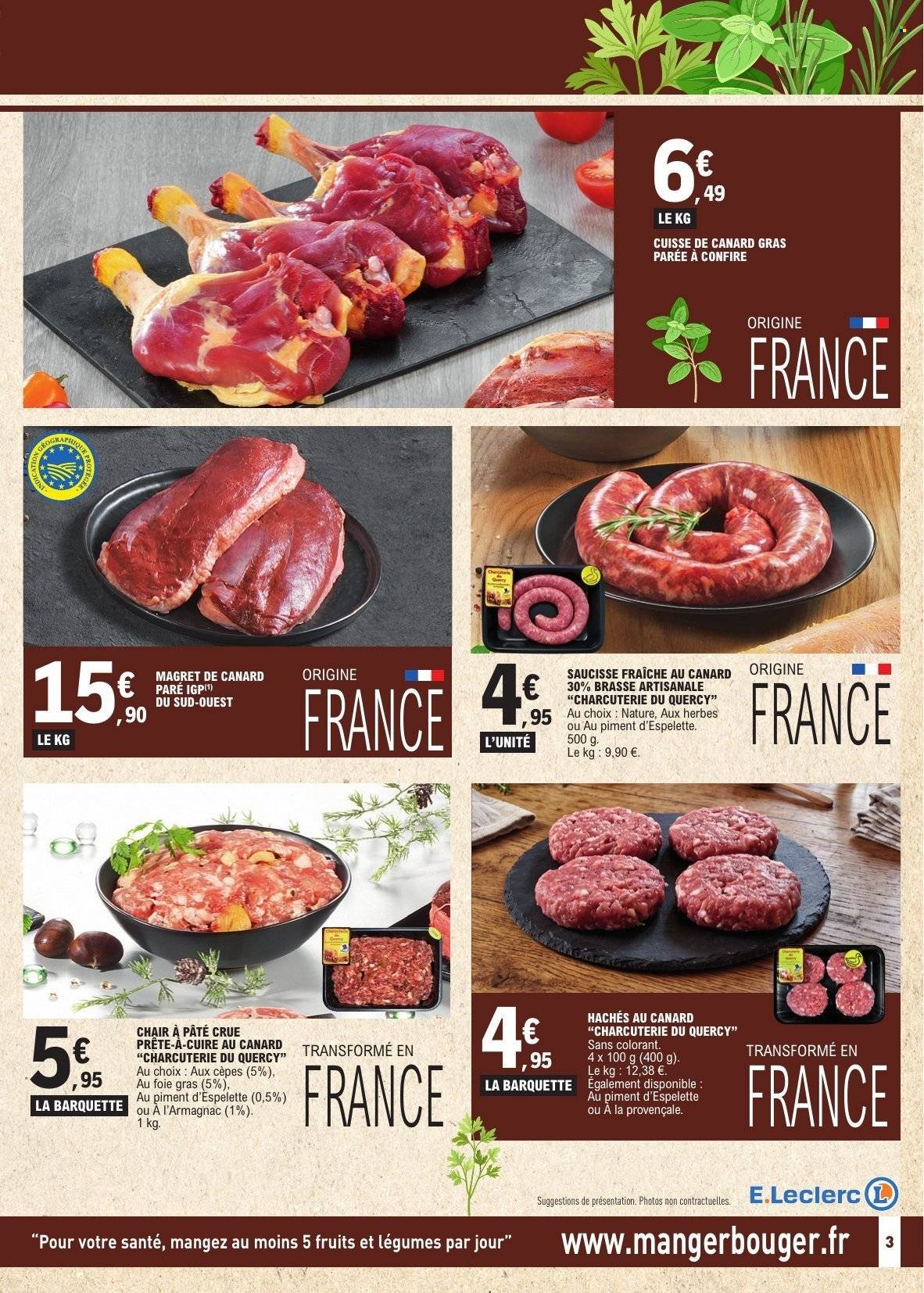 Catalogue E.LECLERC - FOIRE AU GRAS