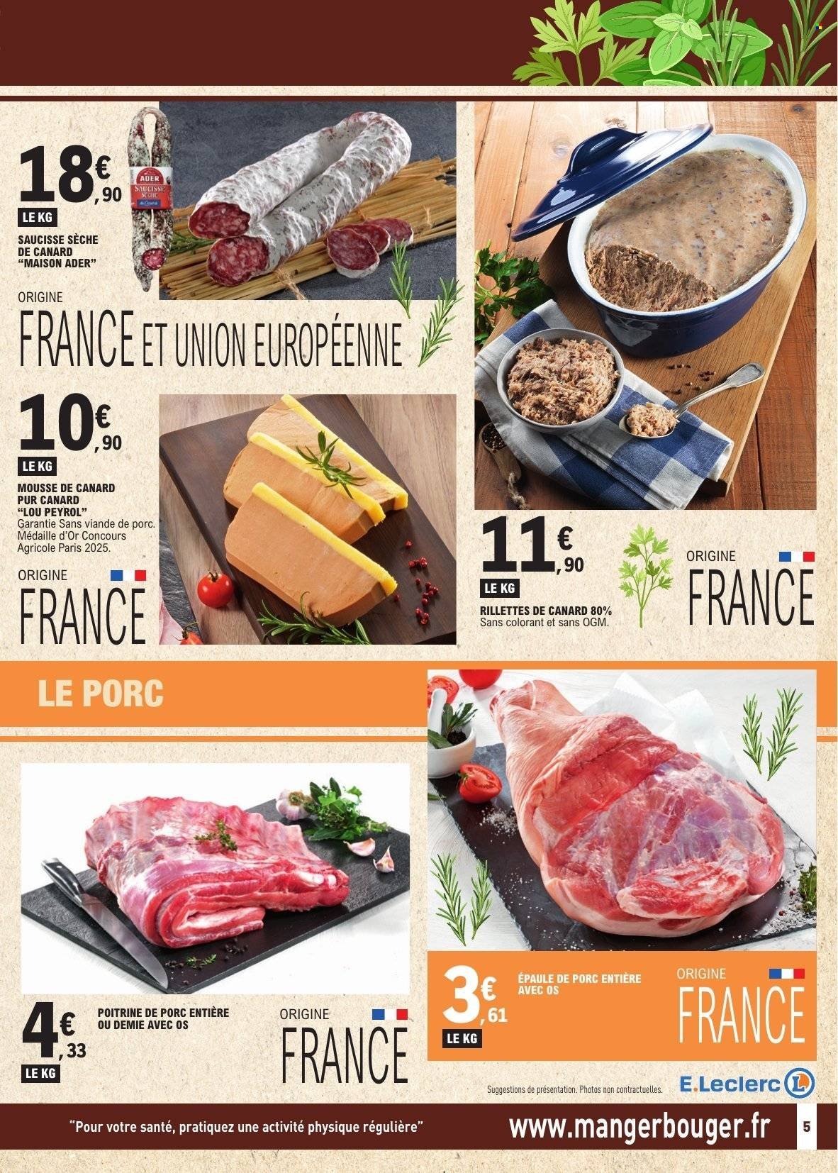 Catalogue E.LECLERC - FOIRE AU GRAS