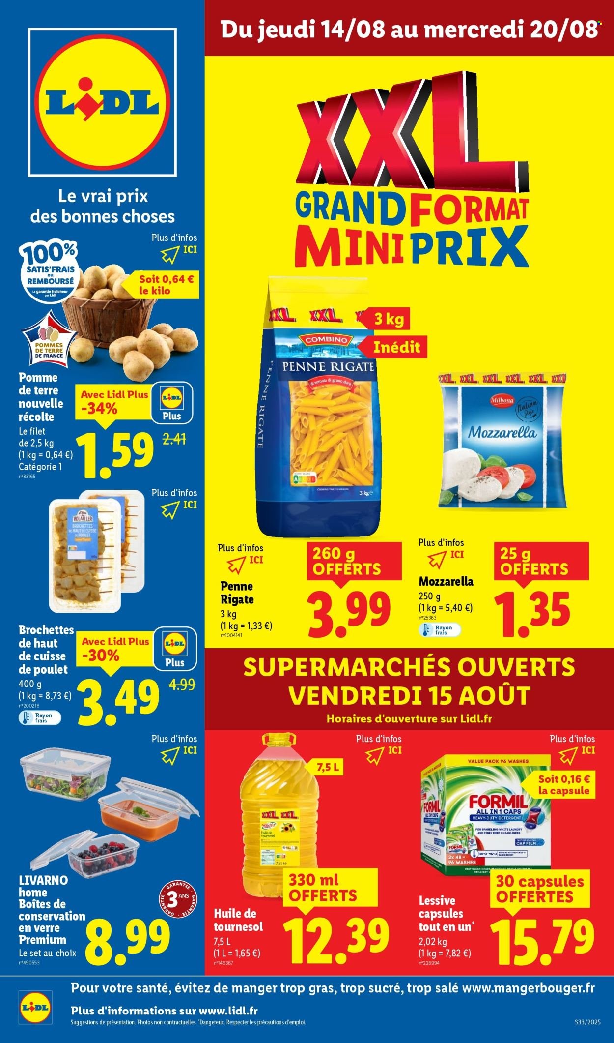 Catalogue LIDL - Les promos de la semaine (2025-08-14 - 2025-08-20)