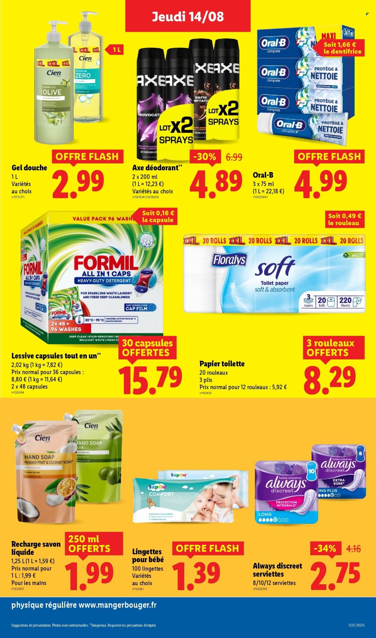 Catalogue LIDL - Les promos de la semaine (2025-08-14 - 2025-08-20)