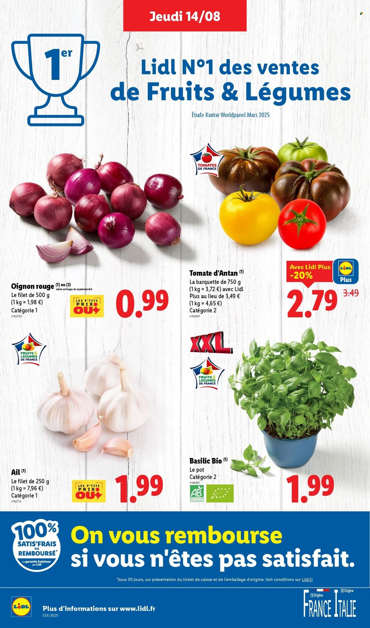Catalogue LIDL - Les promos de la semaine (2025-08-14 - 2025-08-20)