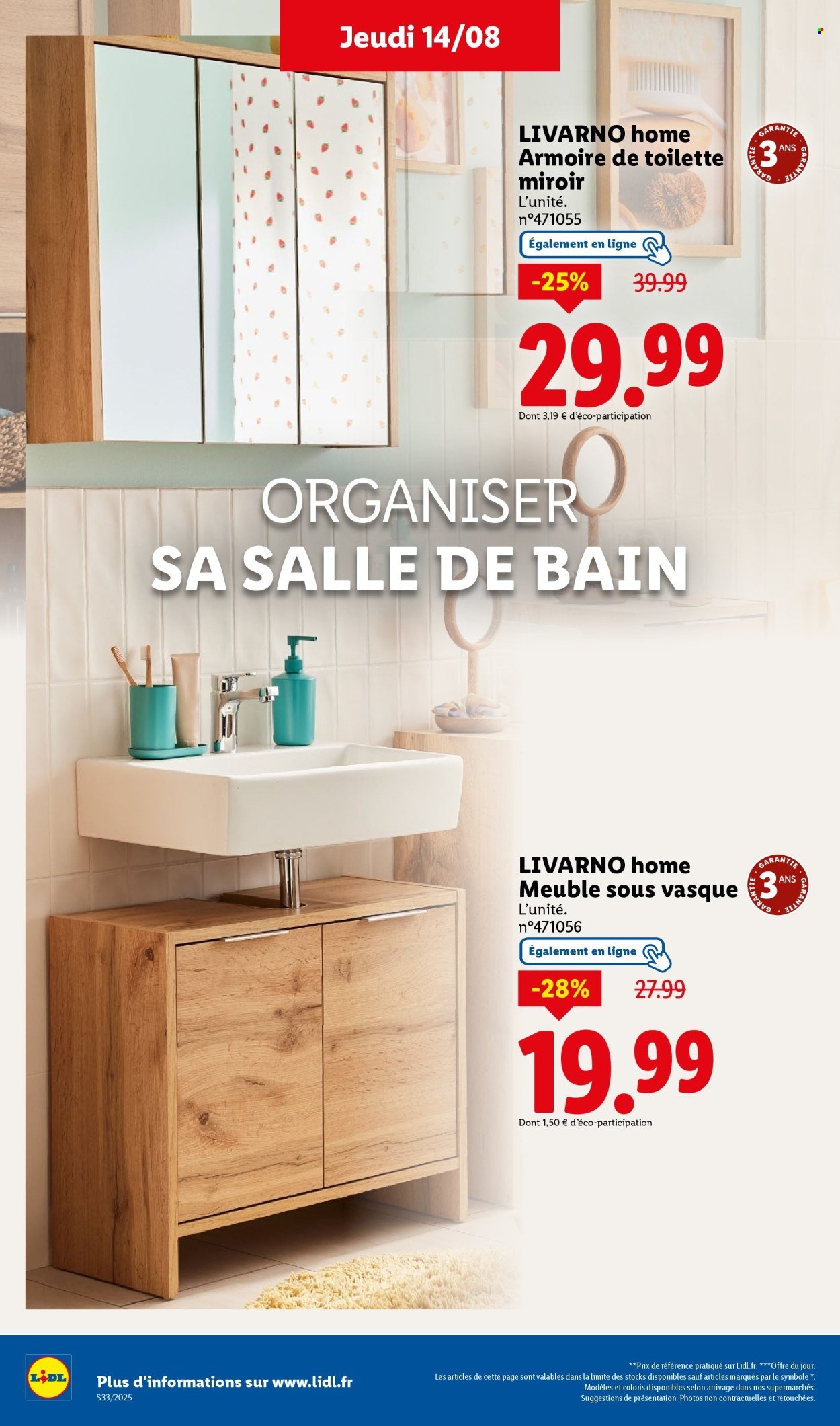 Catalogue LIDL - Les promos de la semaine (2025-08-14 - 2025-08-20)