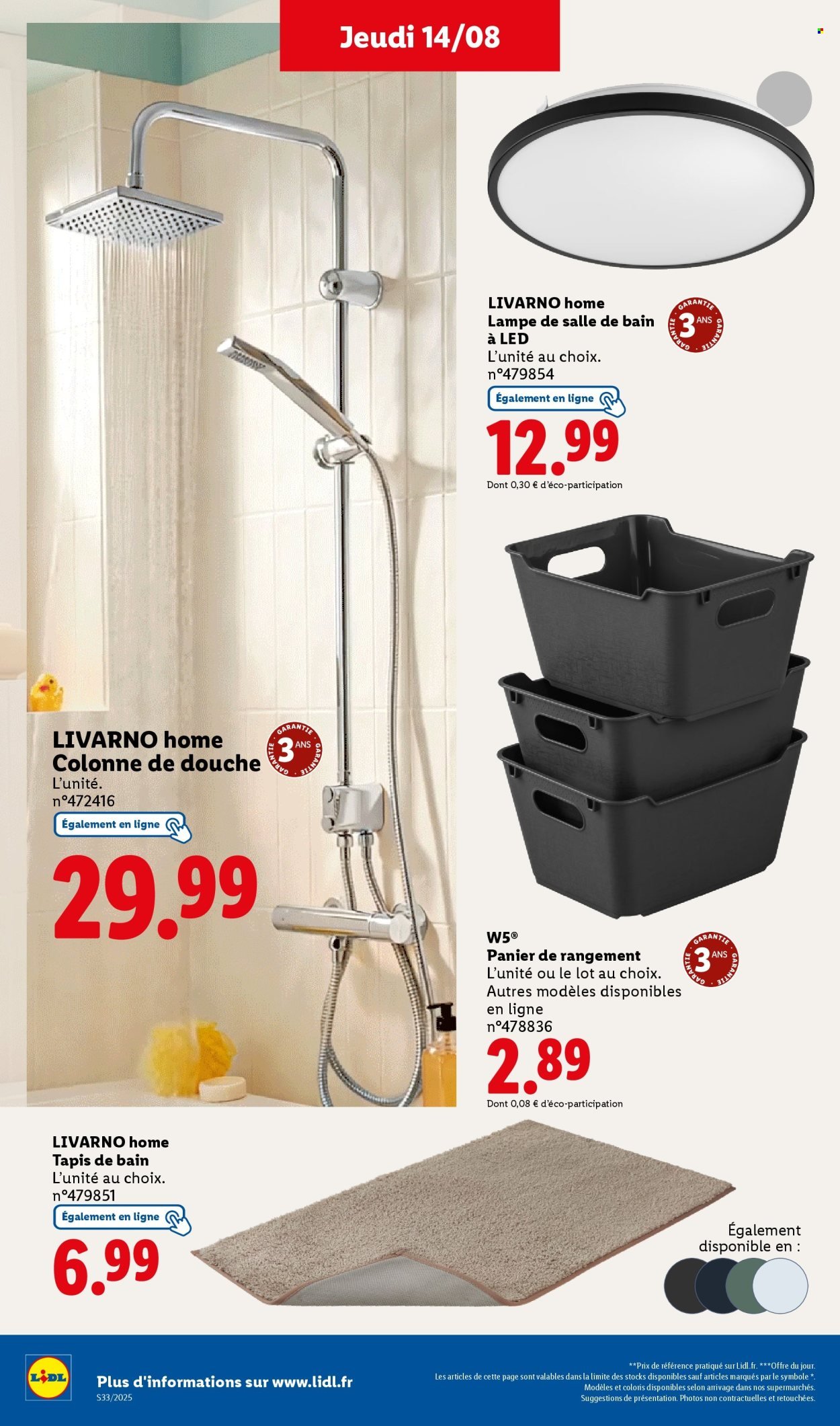 Catalogue LIDL - Les promos de la semaine (2025-08-14 - 2025-08-20)