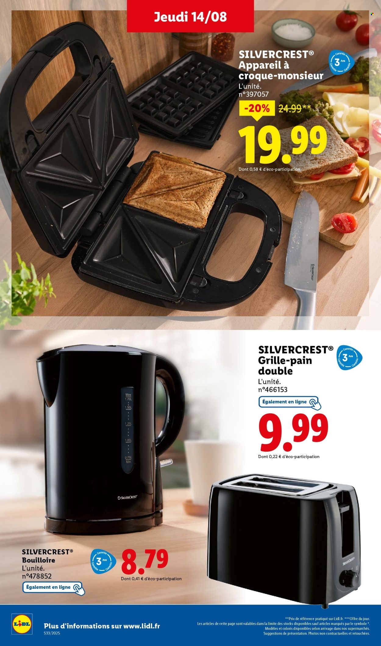 Catalogue LIDL - Les promos de la semaine (2025-08-14 - 2025-08-20)