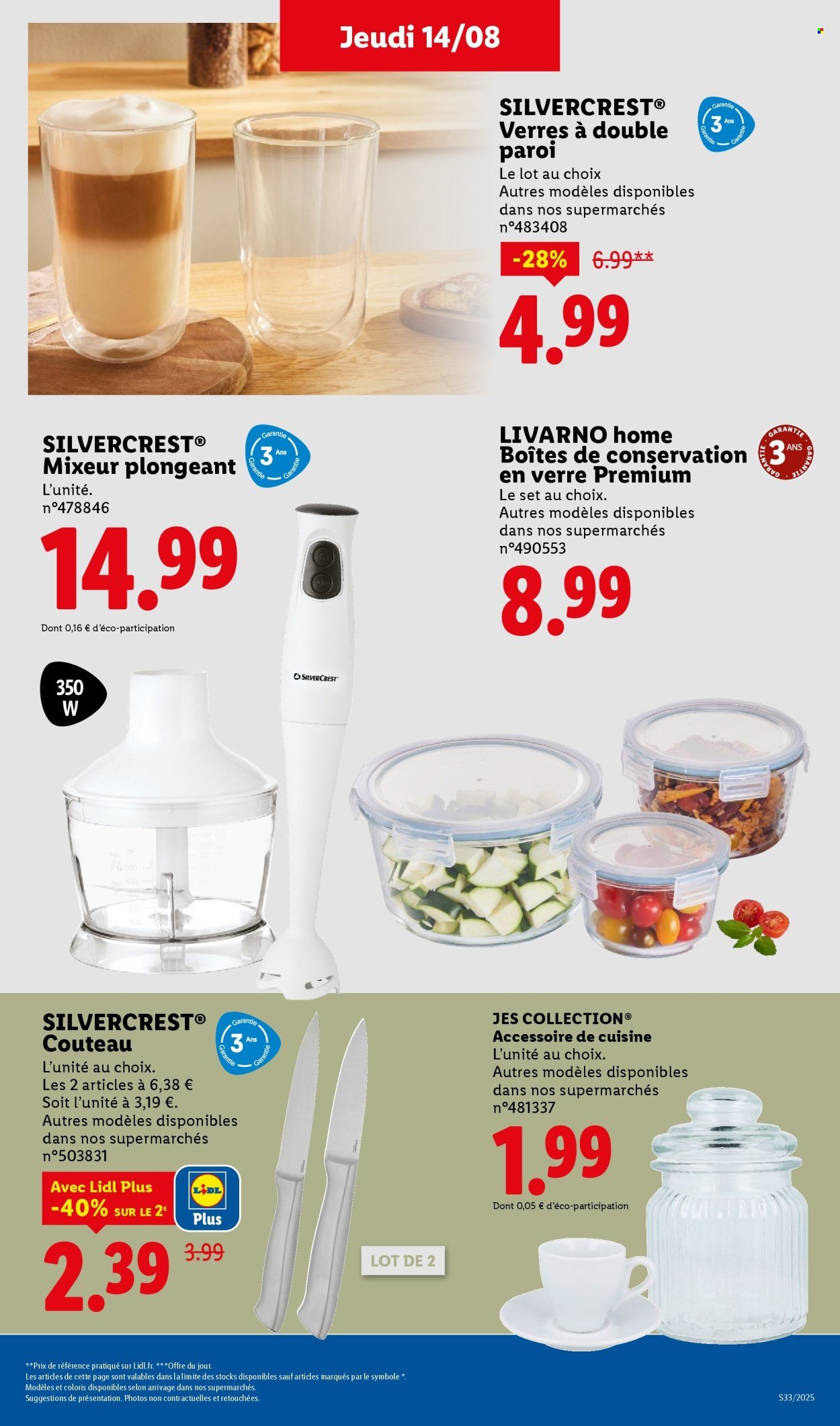 Catalogue LIDL - Les promos de la semaine (2025-08-14 - 2025-08-20)