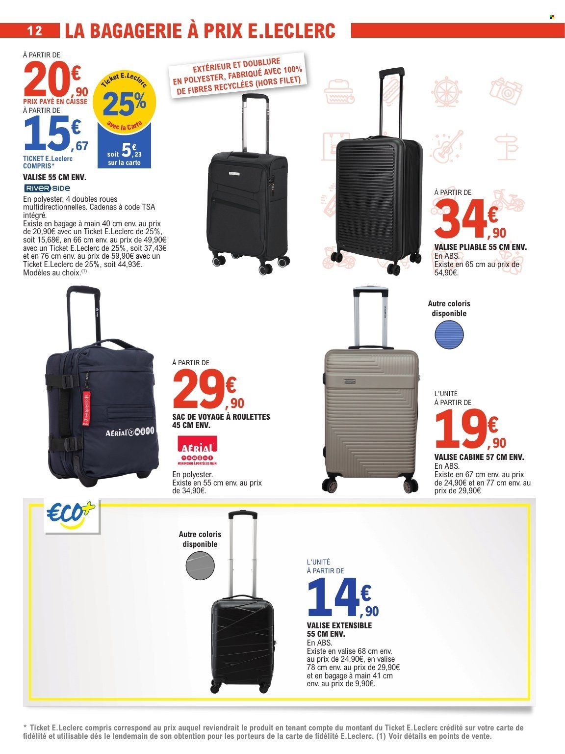 Catalogue E.LECLERC - SELECTION DEPART EN VACANCES