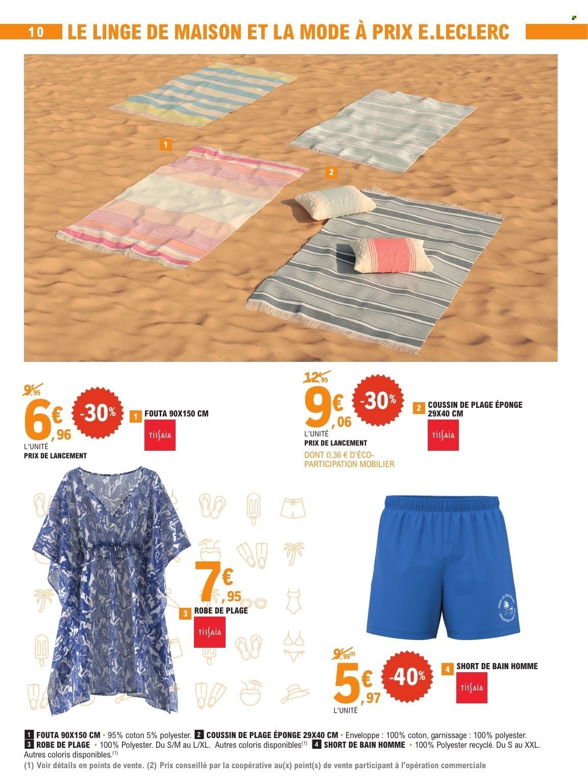Catalogue E.LECLERC - SELECTION DEPART EN VACANCES