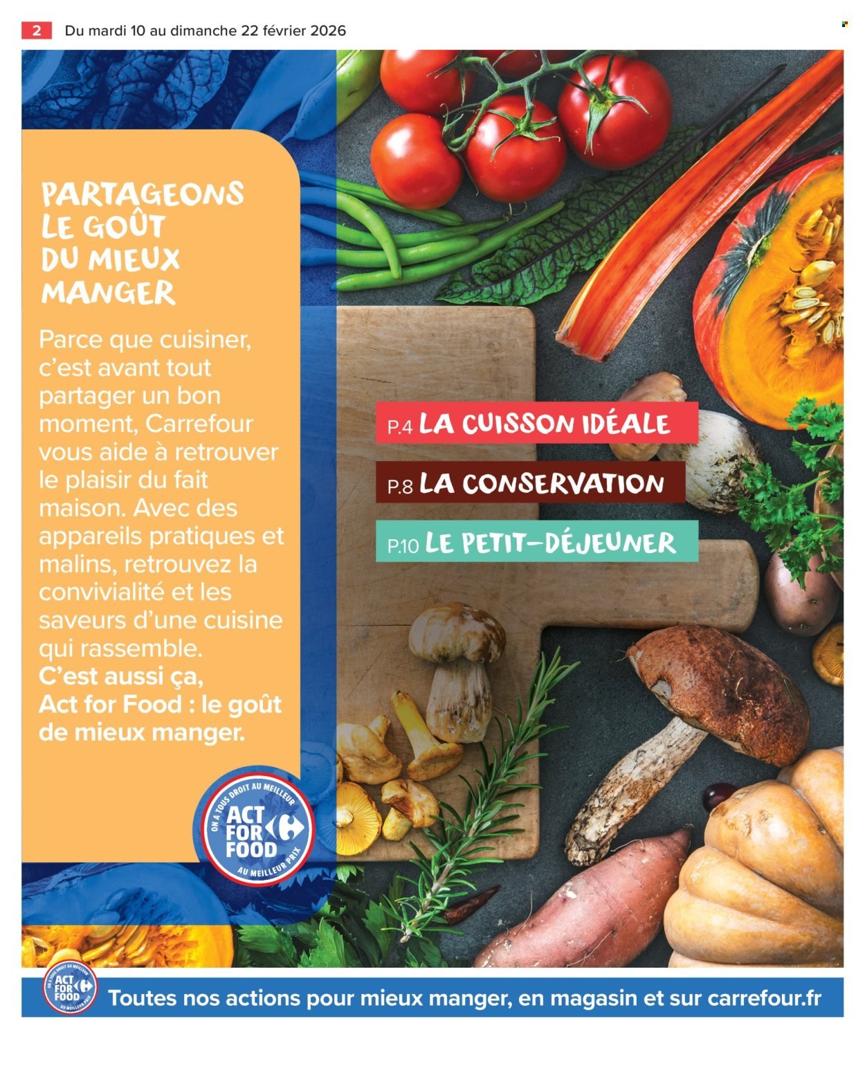 Catalogue CARREFOUR MARKET - PARTAGEONS LE GOÛT DU MIEUX MANGER (2026-02-10 - 2026-02-22)